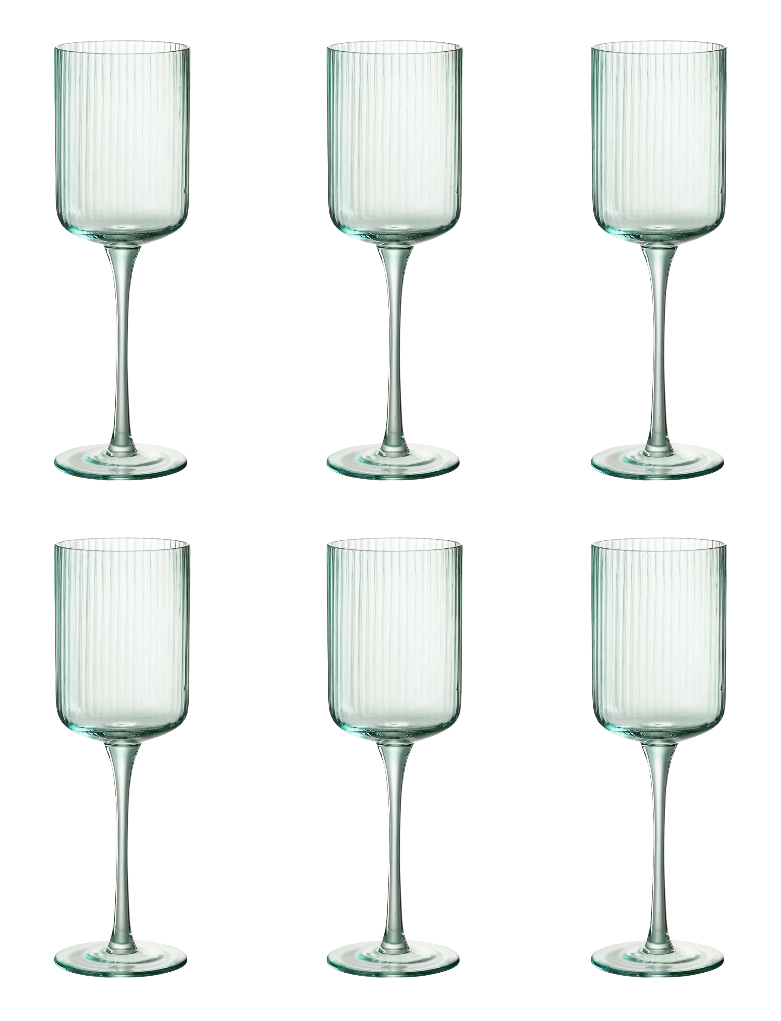 J-Line S/6 Wine glass RALPH MENTHE - Nyheter - GREEN / green