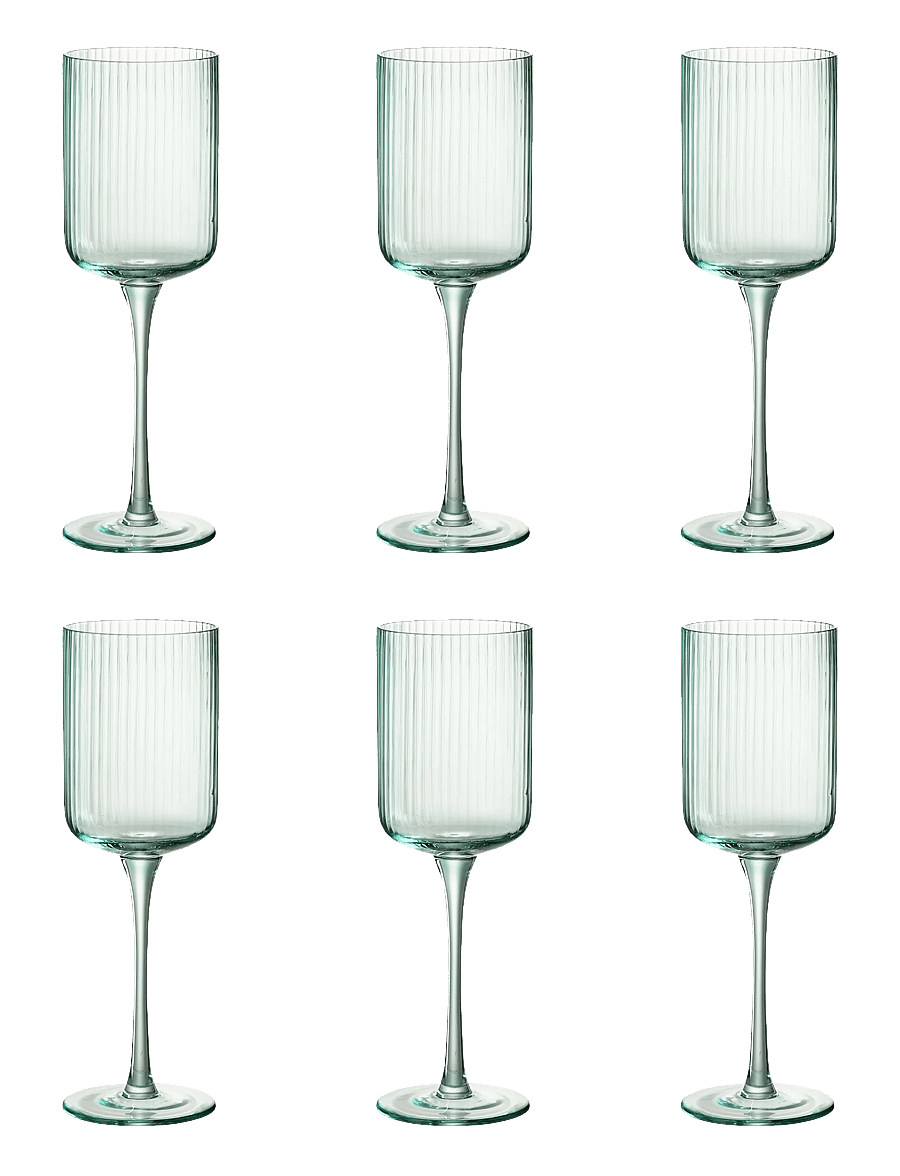 J-Line - S/6 Wine glass RALPH MENTHE - kieliszki do wina deserowego - green - 1