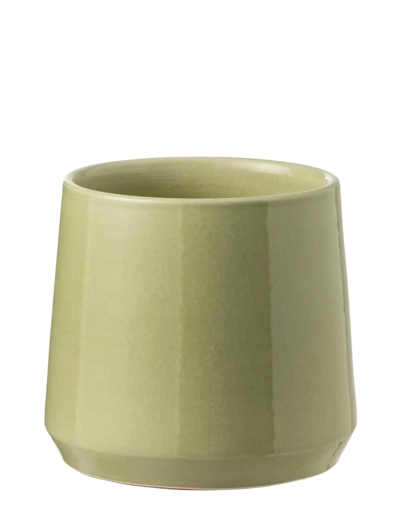 J-Line Flowerpot Round Ceramic Grn S, Flower Pots, Grøn, Str: H17CM