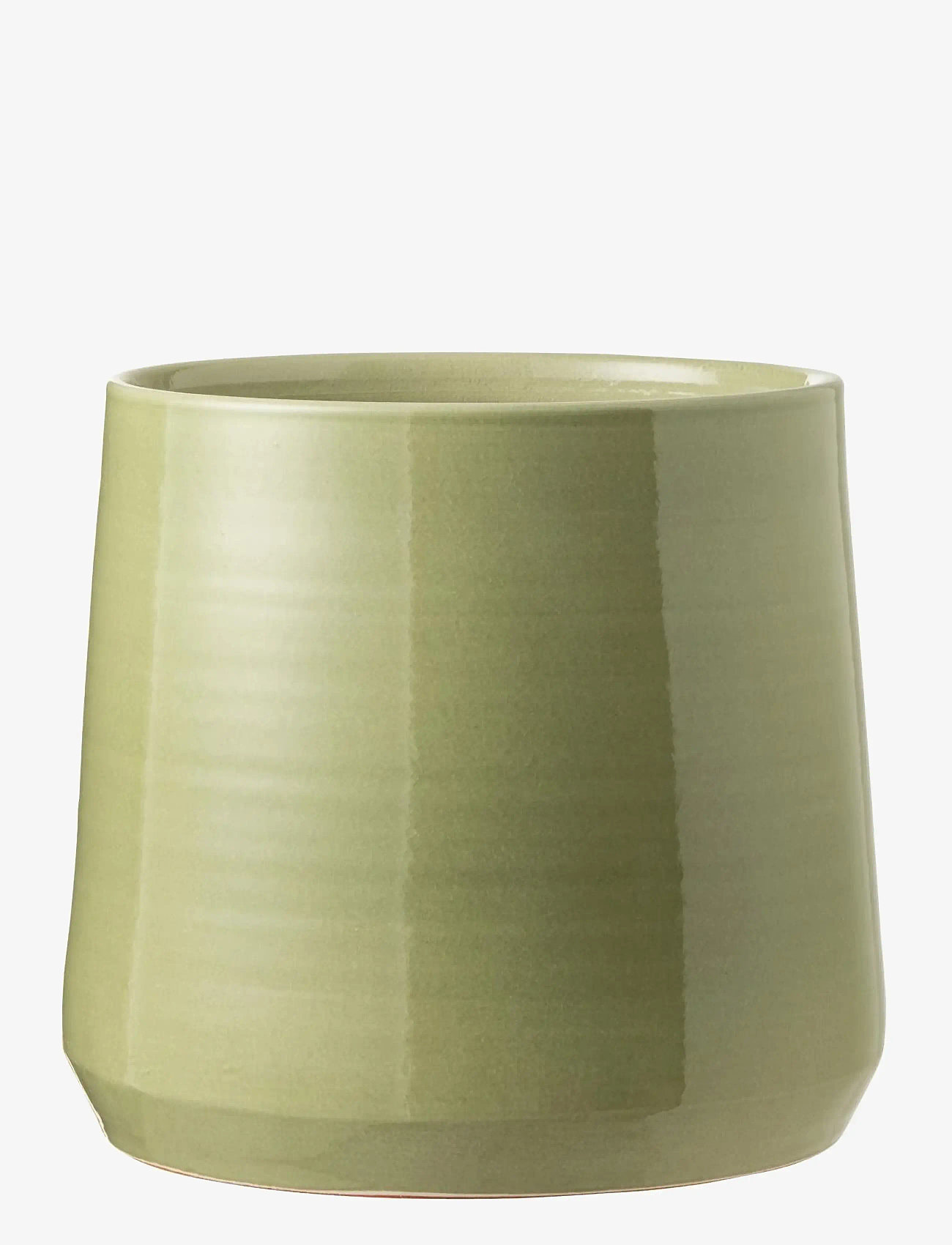J-Line - FLOWERPOT ROUND CERAMIC GRN XL - lillepotid - green - 1