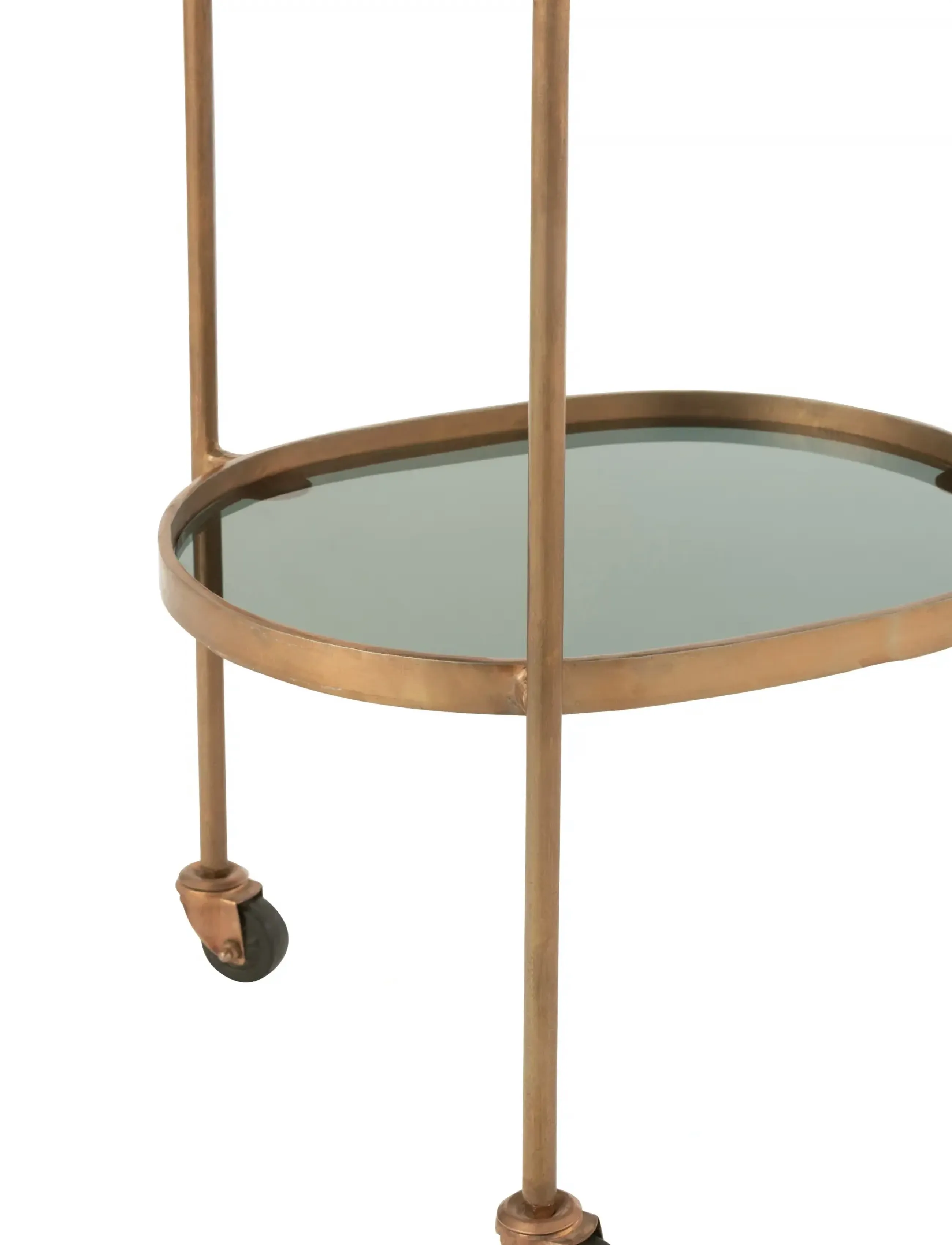J-Line - DESSER TROL OV 2LV IR/GL BL/BR - serveringsvagnar - bronze - 1