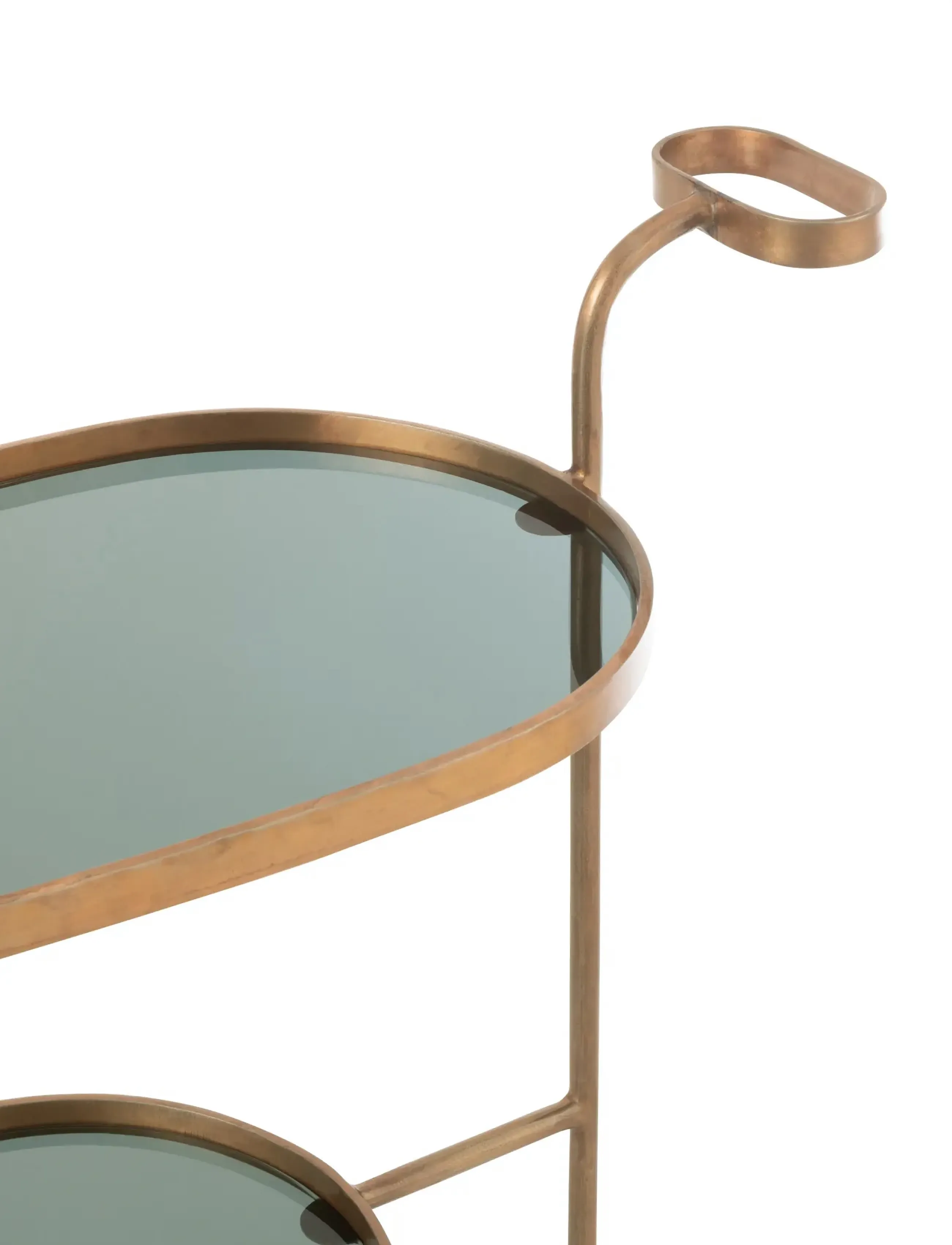 J-Line - DESSER TROL OV 2LV IR/GL BL/BR - serveringsvagnar - bronze - 2