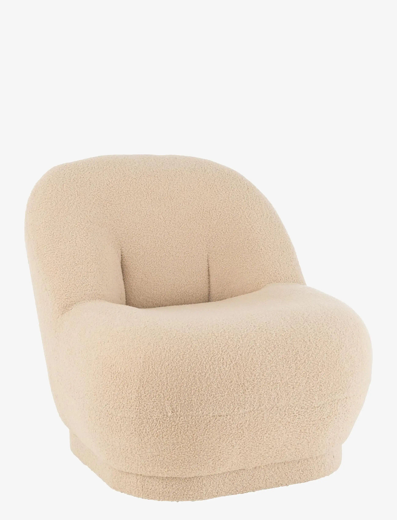 J-Line - STOOL TED BOUC WH W BEI - lænestole - beige - 1