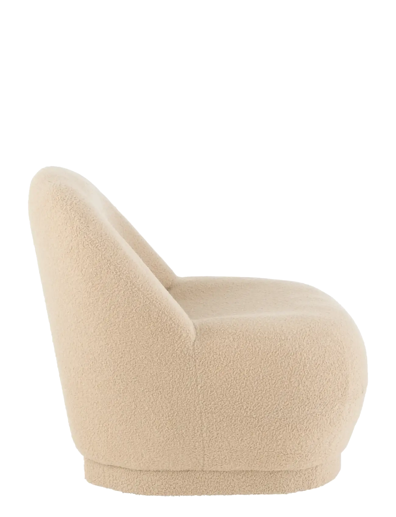 J-Line - STOOL TED BOUC WH W BEI - fåtöljer - beige - 3