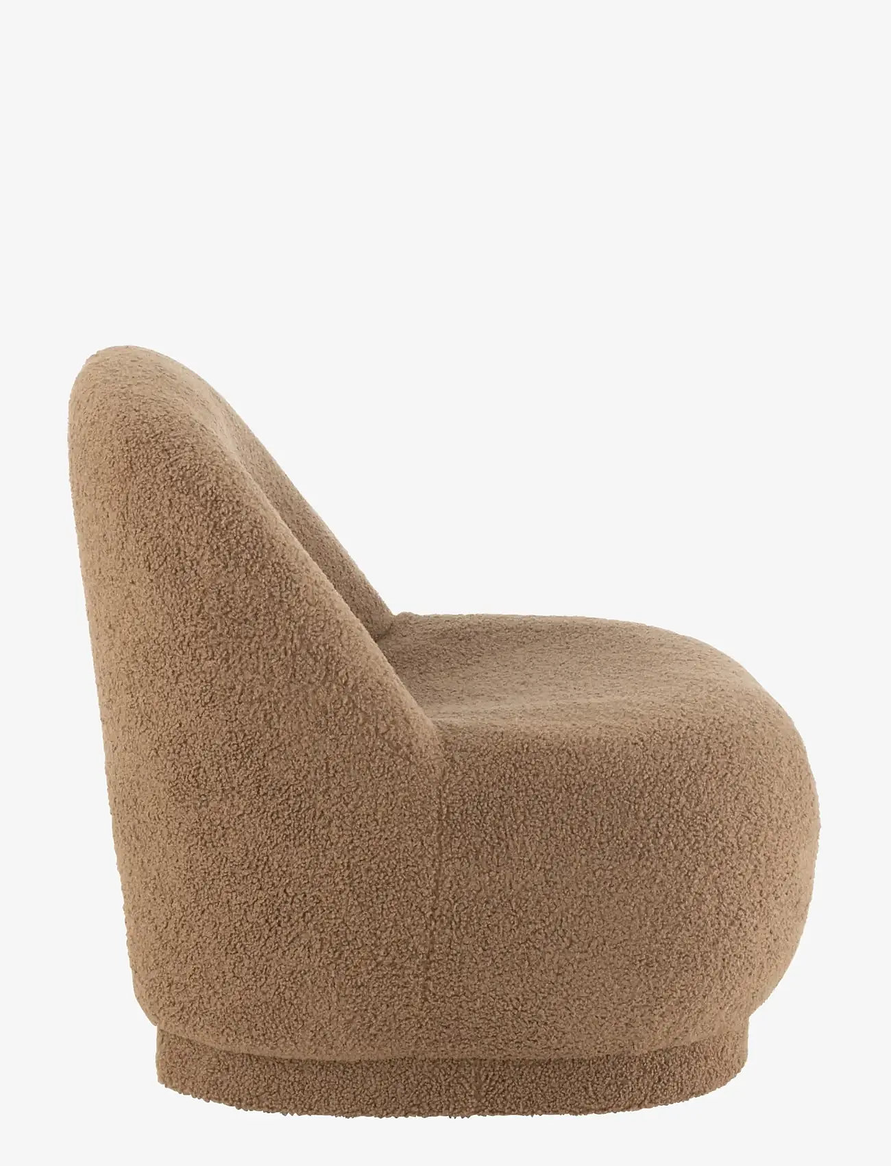J-Line - STOOL TED VELV WH BR - lænestole - brown - 3