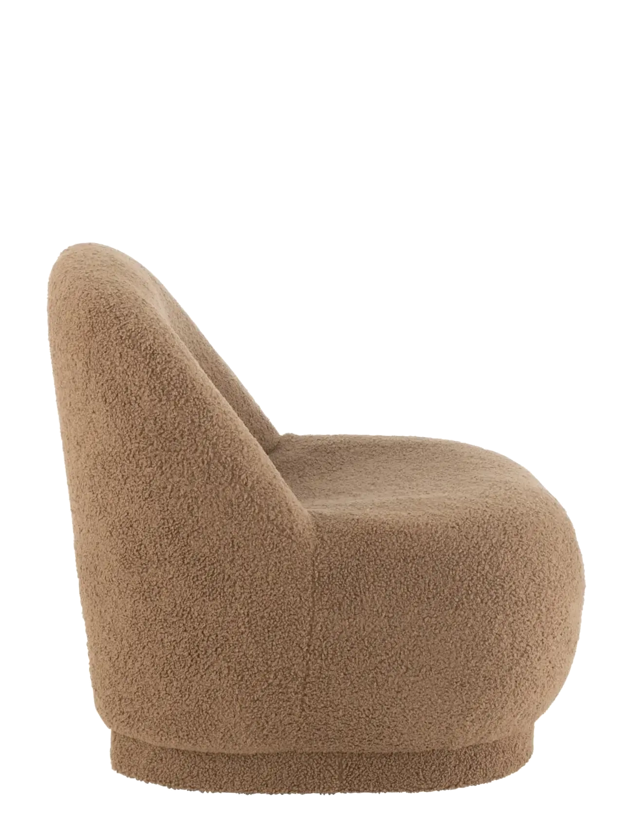 J-Line - STOOL TED VELV WH BR - fåtöljer - brown - 3