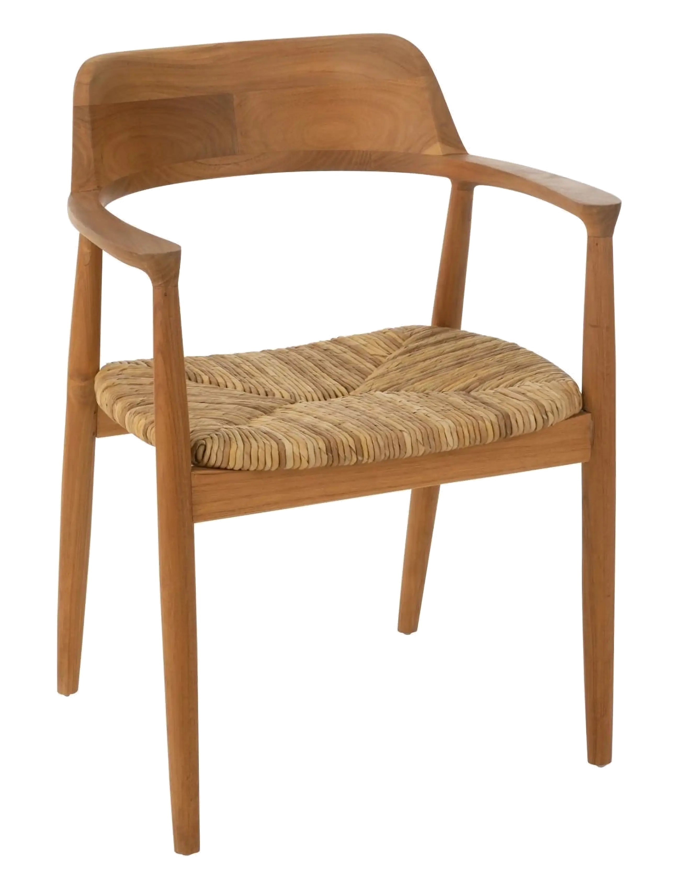 J-Line Chair Hiro Teak Wood Nat, Lænestol, Str: H77CM