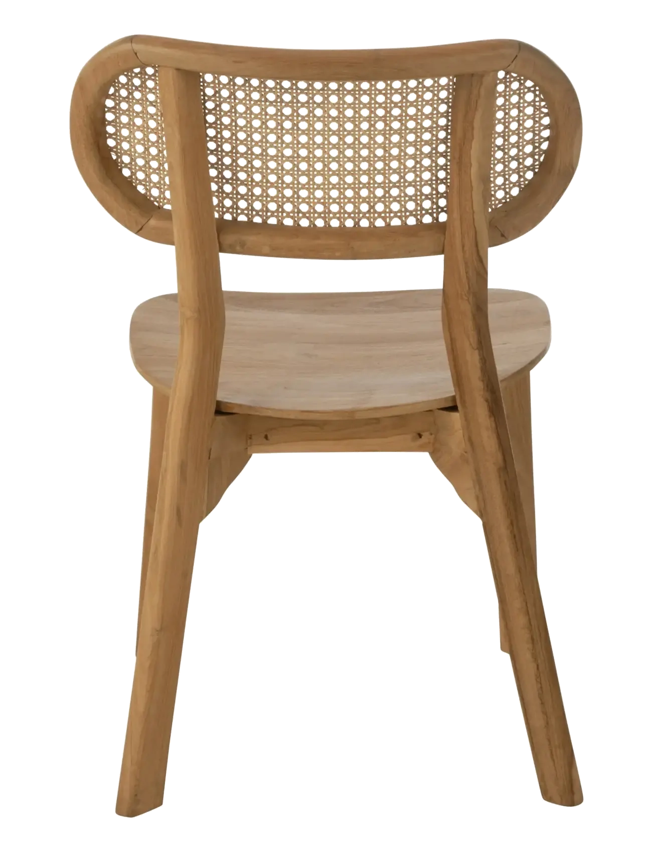 J-Line - CHAIR PEANUT TEAK WOOD NATURAL - stole - natural - 4