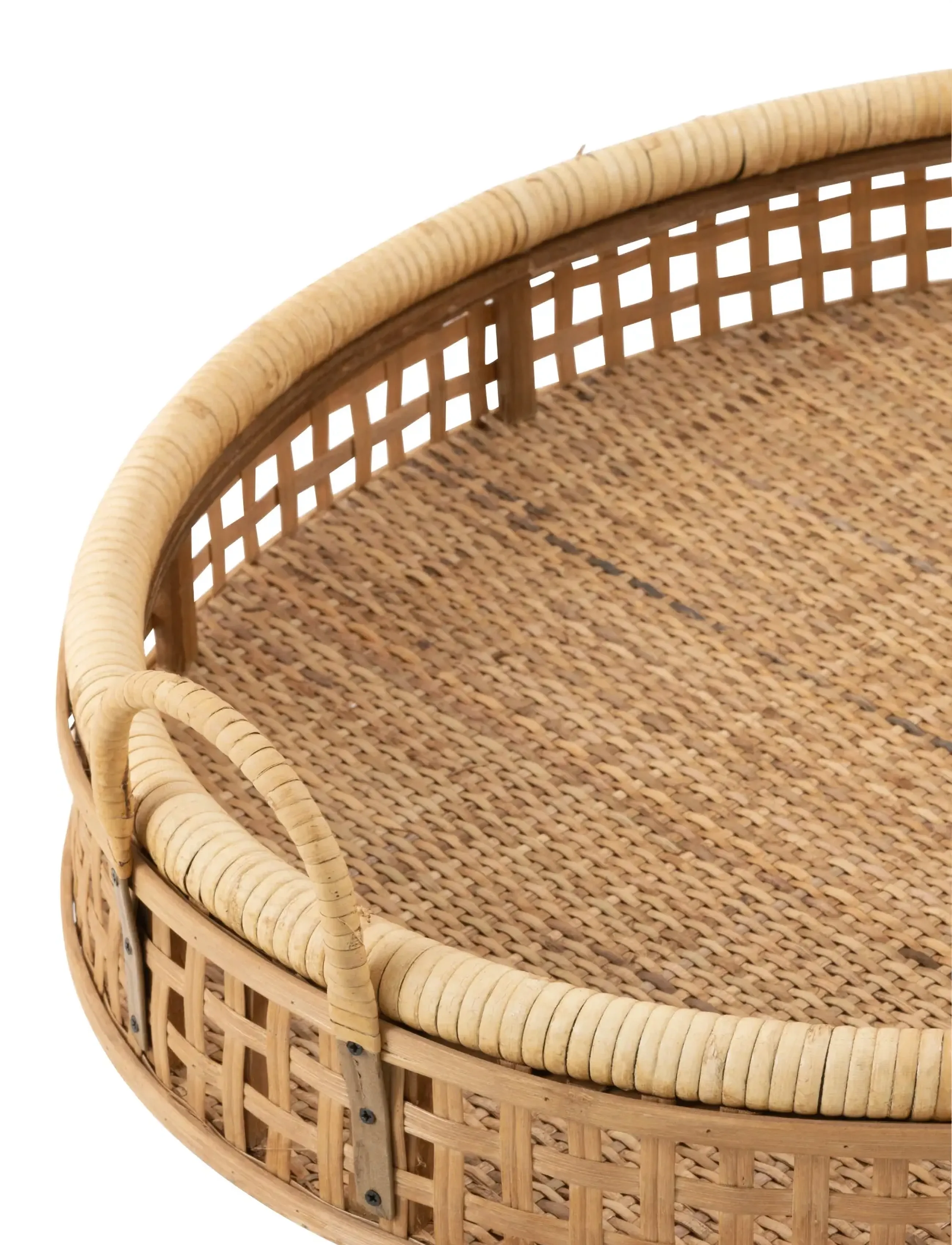 J-Line - TRAY PICK RAT/BAMBOO NAT L - natural - 3