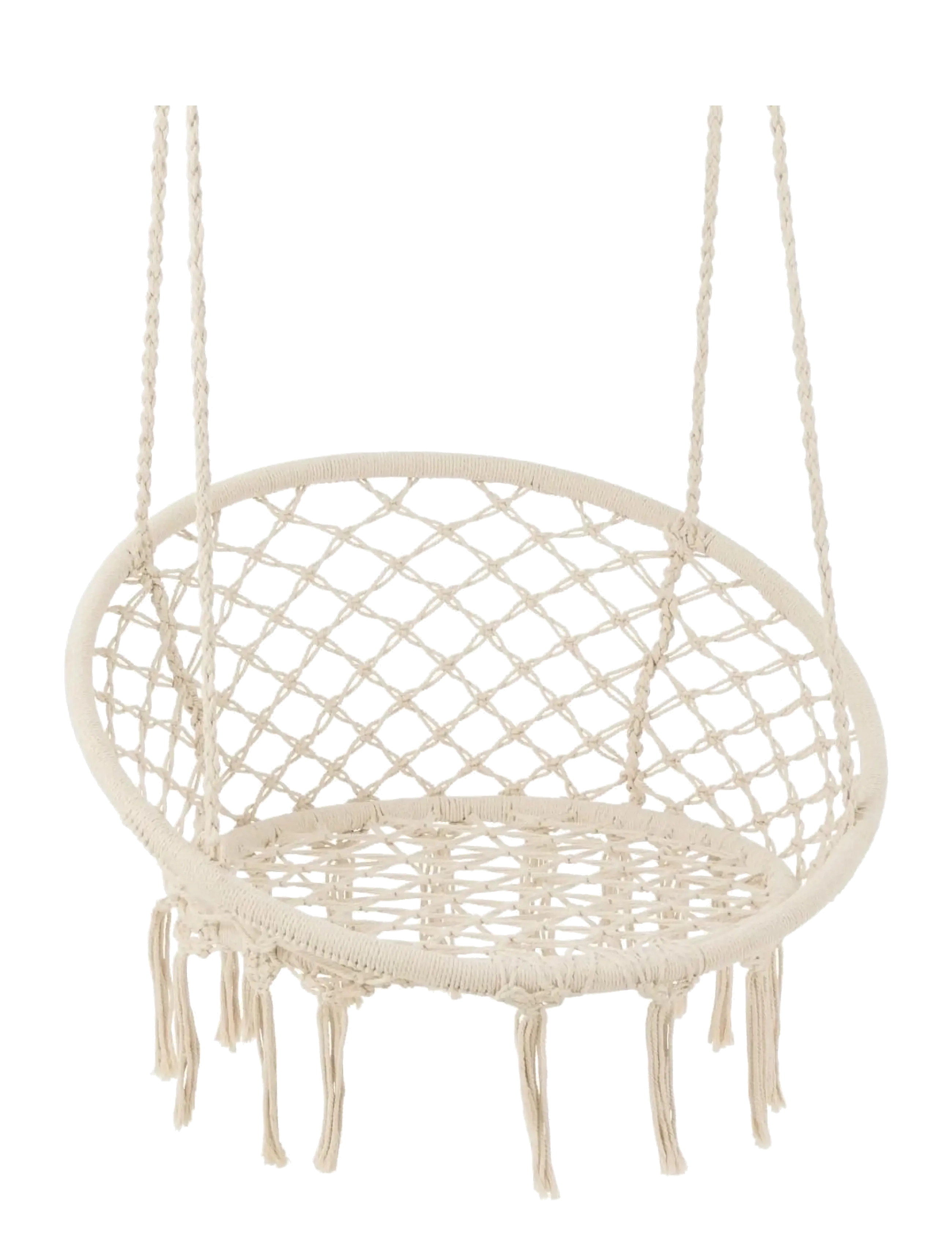 J-Line SWING CHAIR MACR+TASS POLY BEI - Möbler - BEIGE / beige