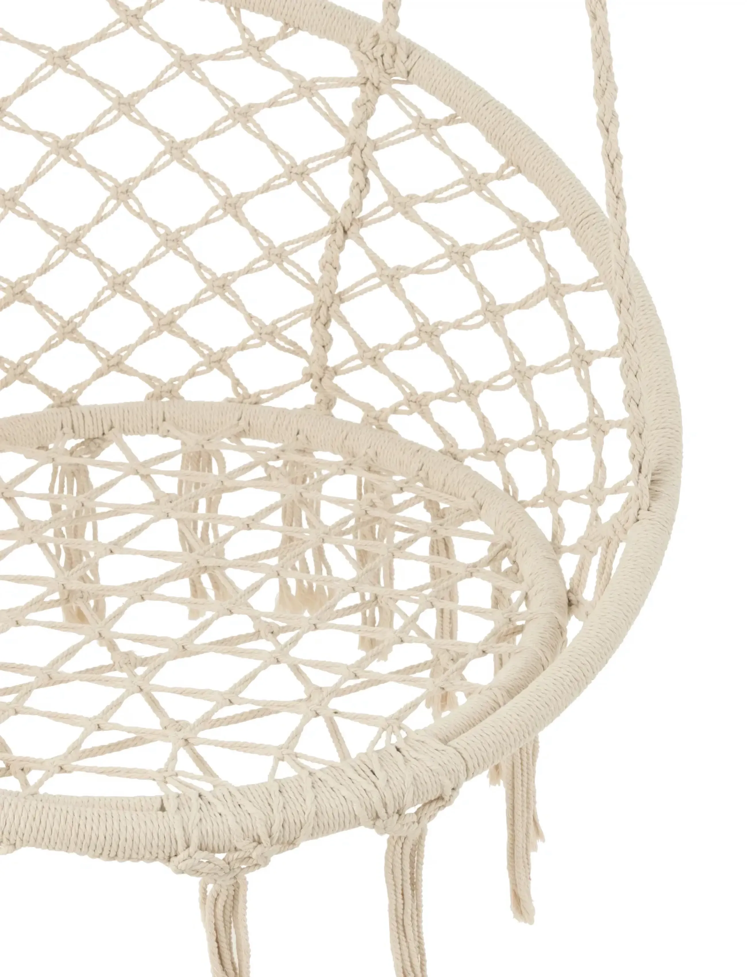 J-Line - SWING CHAIR MACR+TASS POLY BEI - møbler - beige - 5