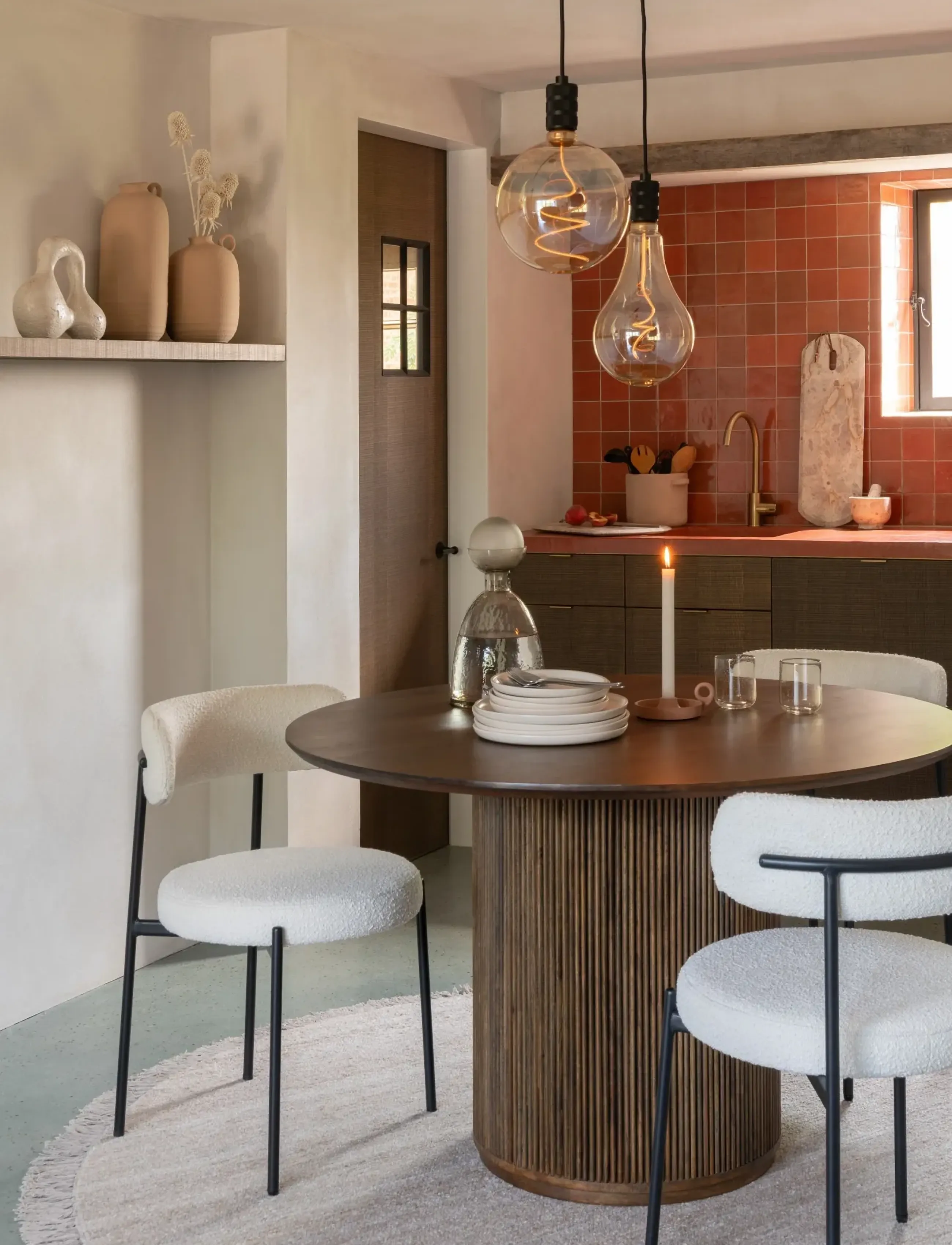 J-Line S/2 Chair Bouc Ply/Poly Whi/Bla, H76.5 cm, Chairs & Stools, Weiß - Chairs, Homeware