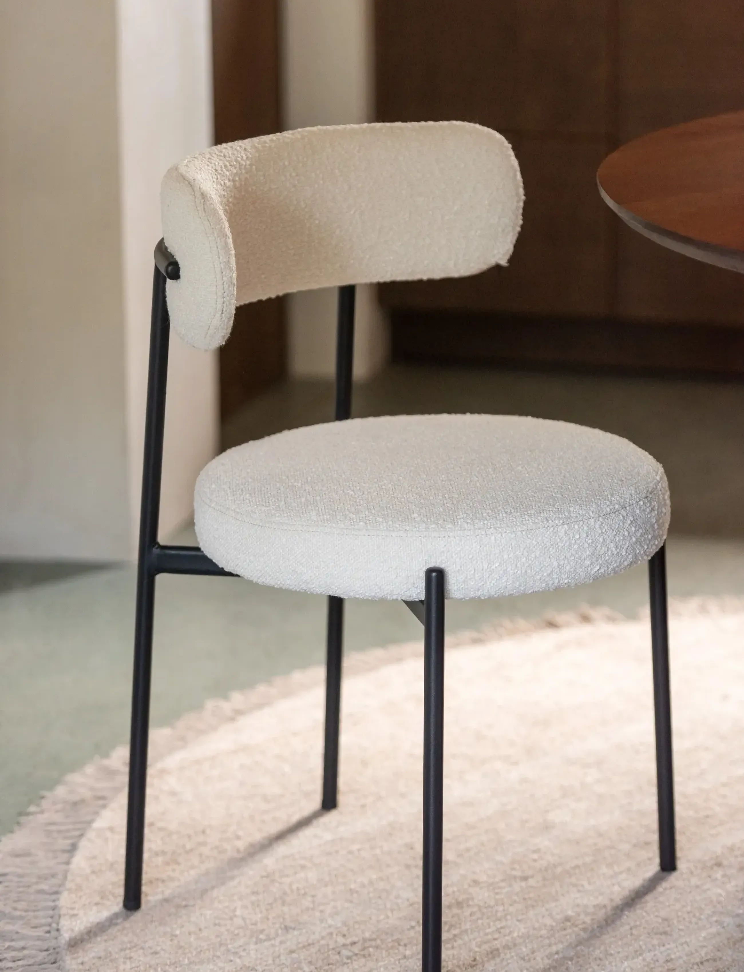 J-Line - S/2 CHAIR BOUC PLY/POLY WHI/BLA - toolid - white - 5