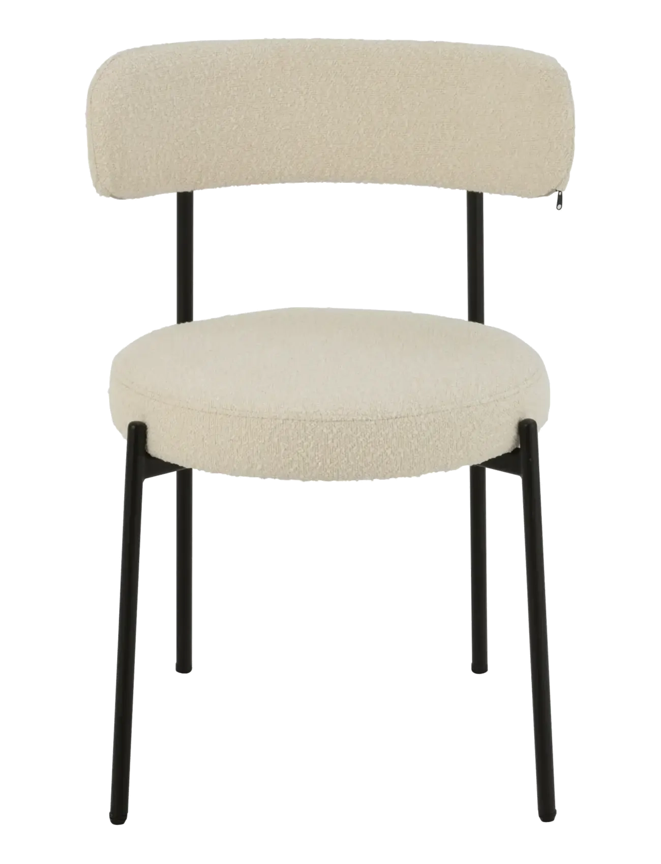 J-Line - S/2 CHAIR BOUC PLY/POLY WHI/BLA - toolid - white - 2