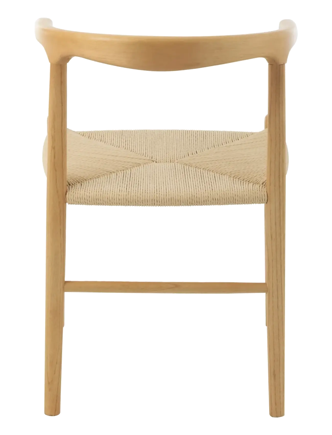 J-Line - S/2 CHAIR TOON BEECH WOOD/ROPE NAT - stólar - natural - 4