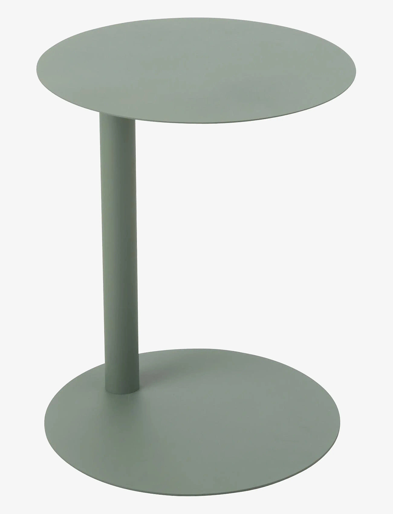 J-Line - SIDE TABLE ROUND METAL GREEN - beistelltische & kleine tische - green - 1