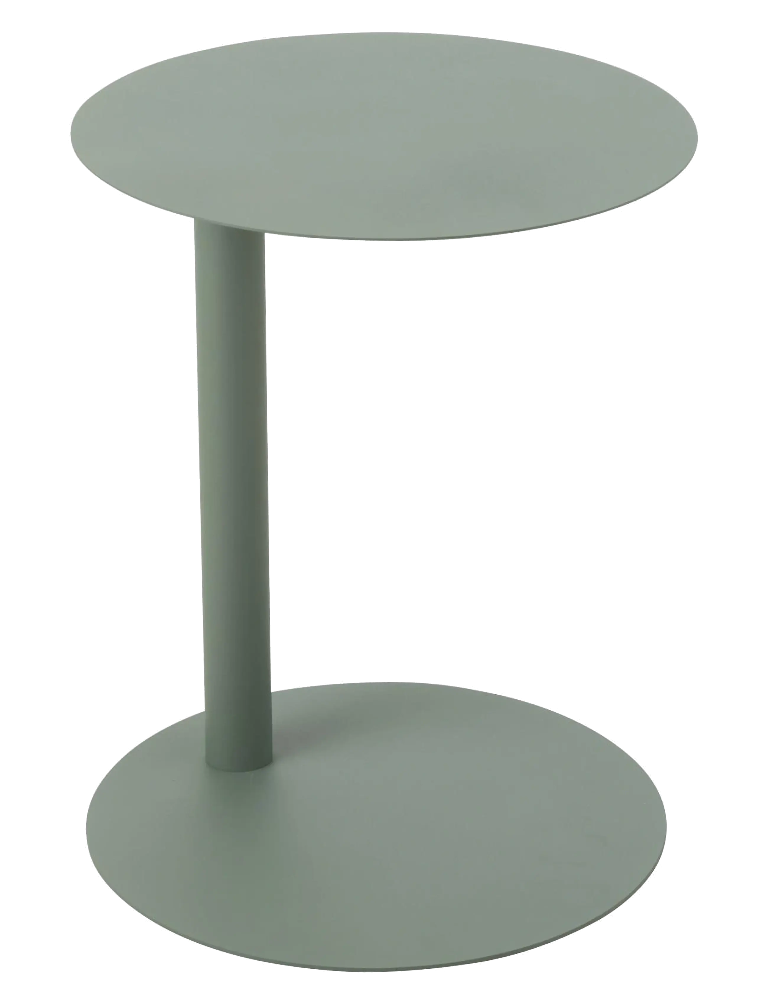 J-Line SIDE TABLE ROUND METAL GREEN - Møbler - GREEN / green