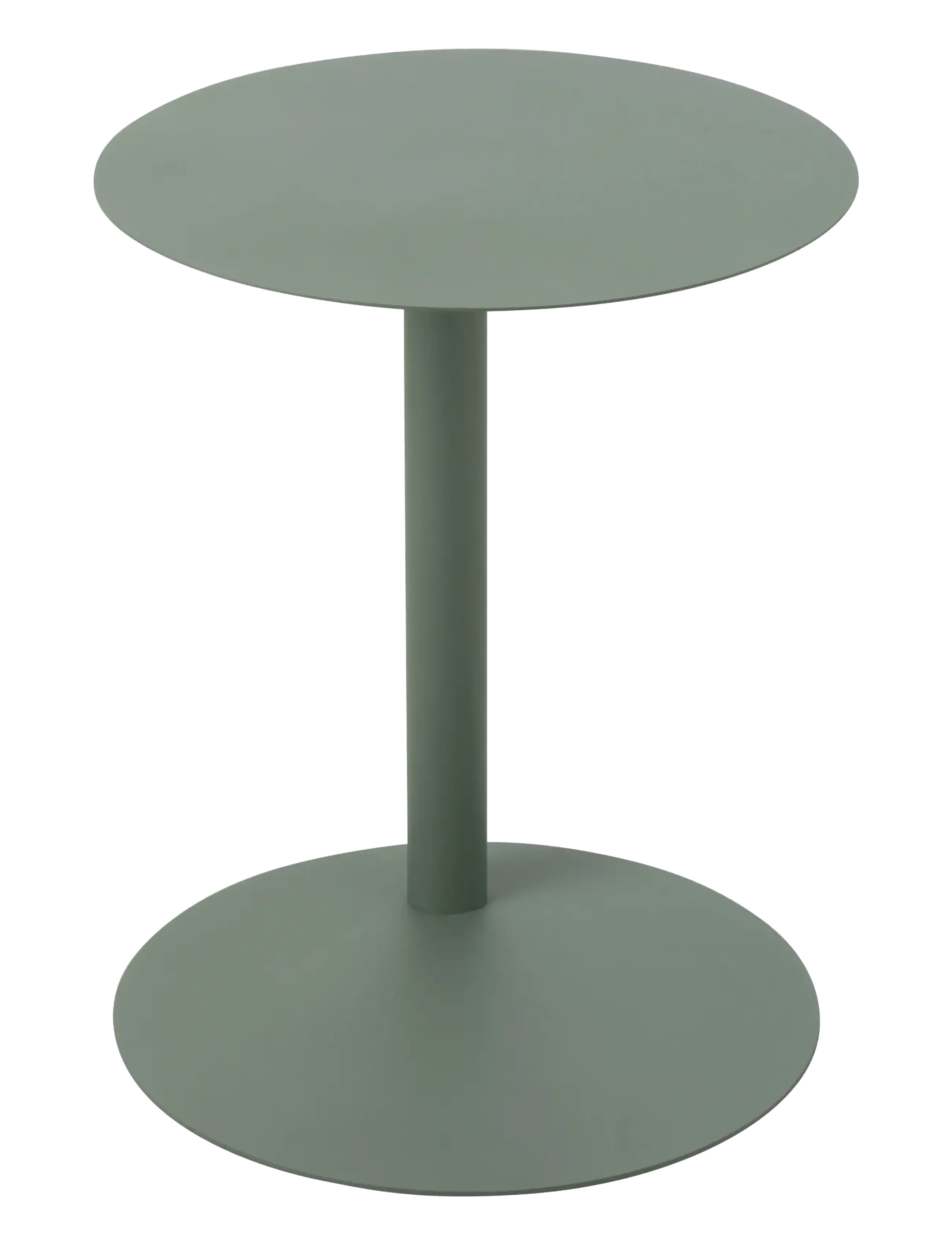 J-Line - SIDE TABLE ROUND METAL GREEN - side tables & small tables - green - 2