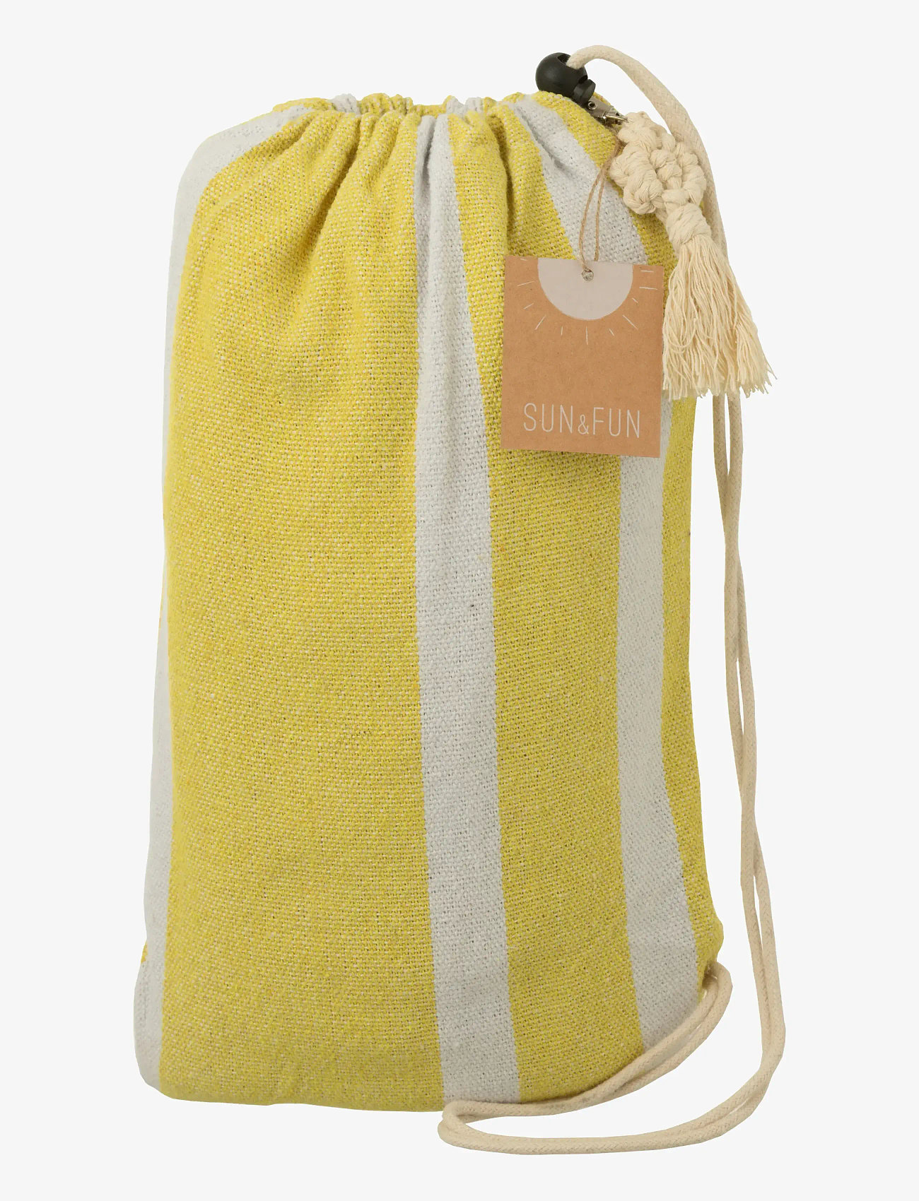 J-Line - HAMMOCK STR COT/POLY BR YEL/WH - tugitoolid - yellow - 1