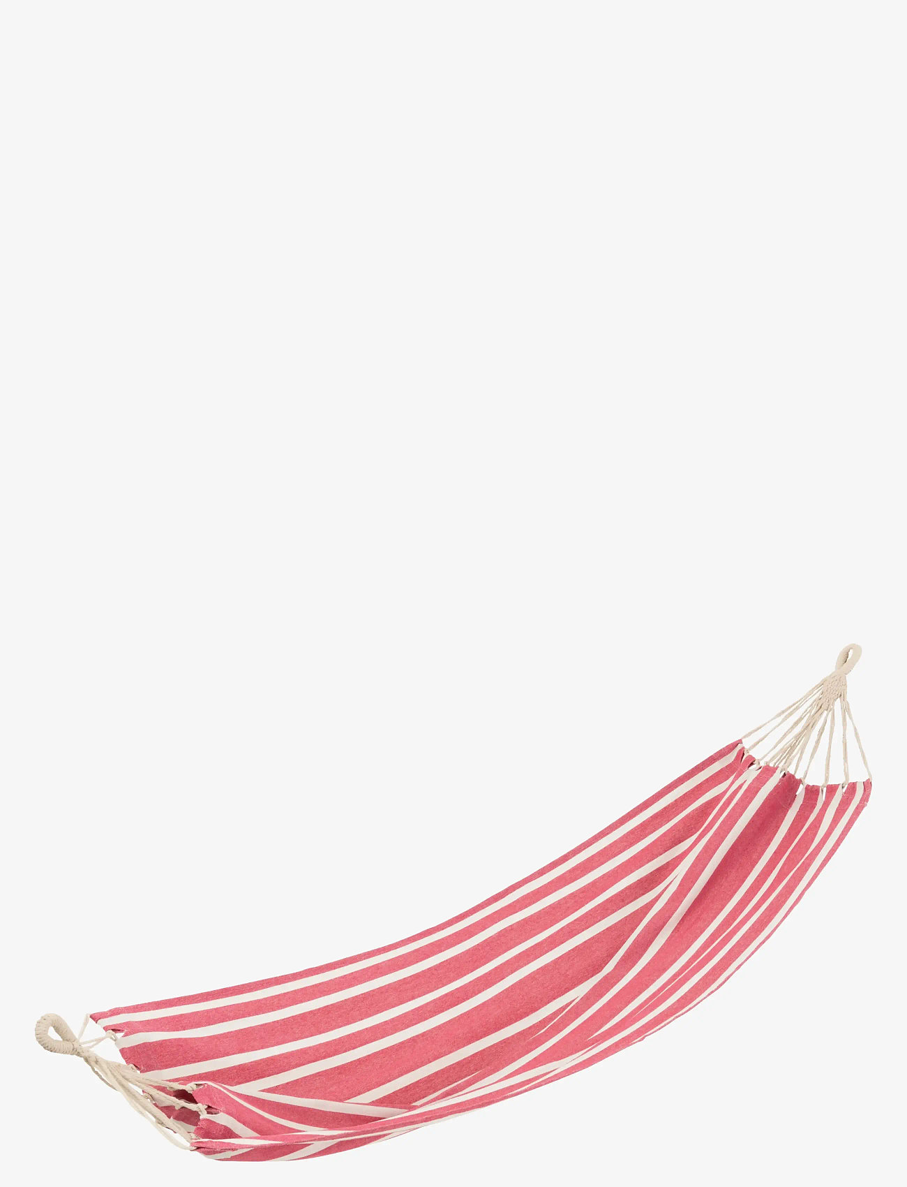 J-Line - HAMMOCK STR COT/POLY PK/WHI - lænestole - pink - 0