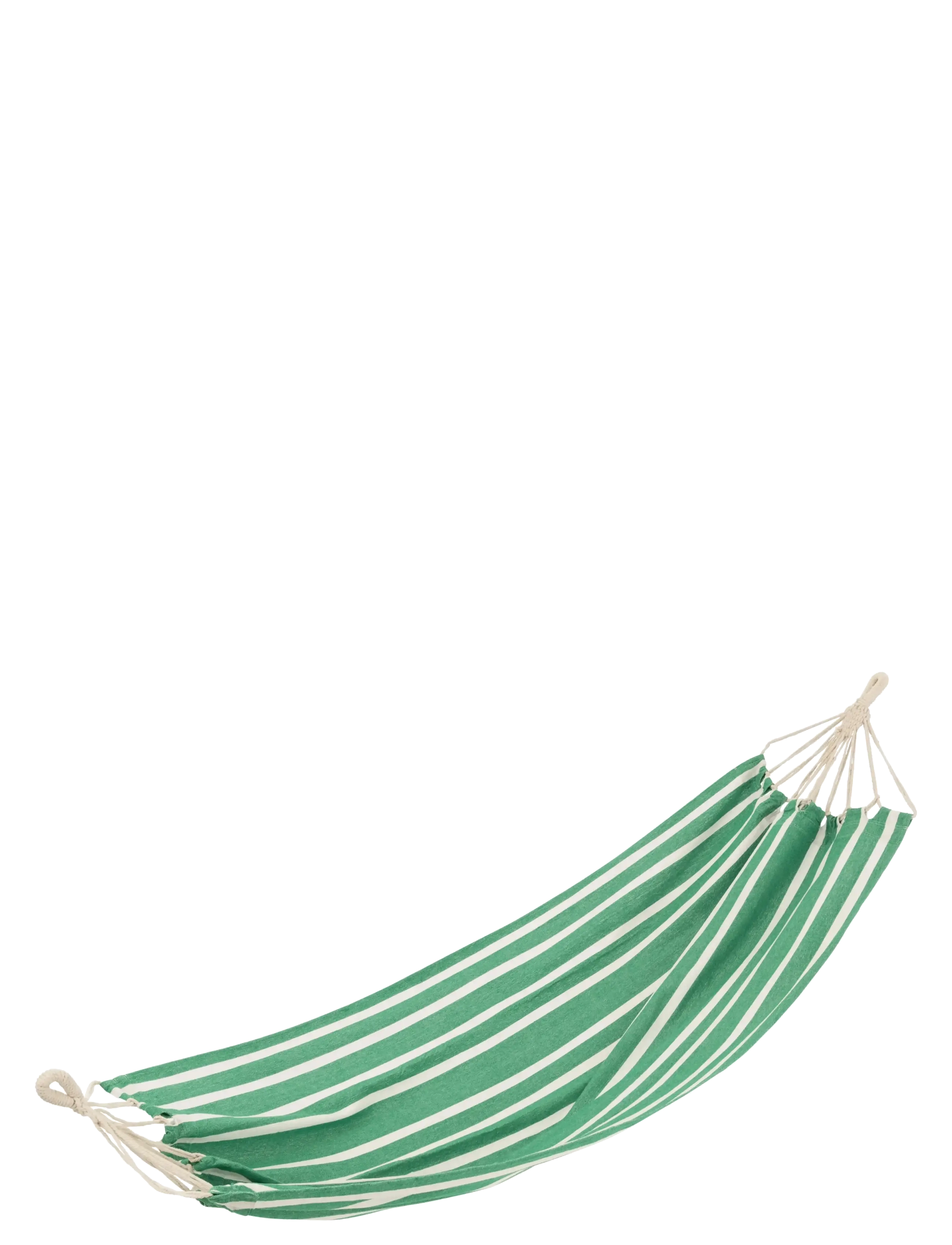 J-Line HAMMOCK STR COT/POLY GRN/WHI - Möbler - GREEN / green