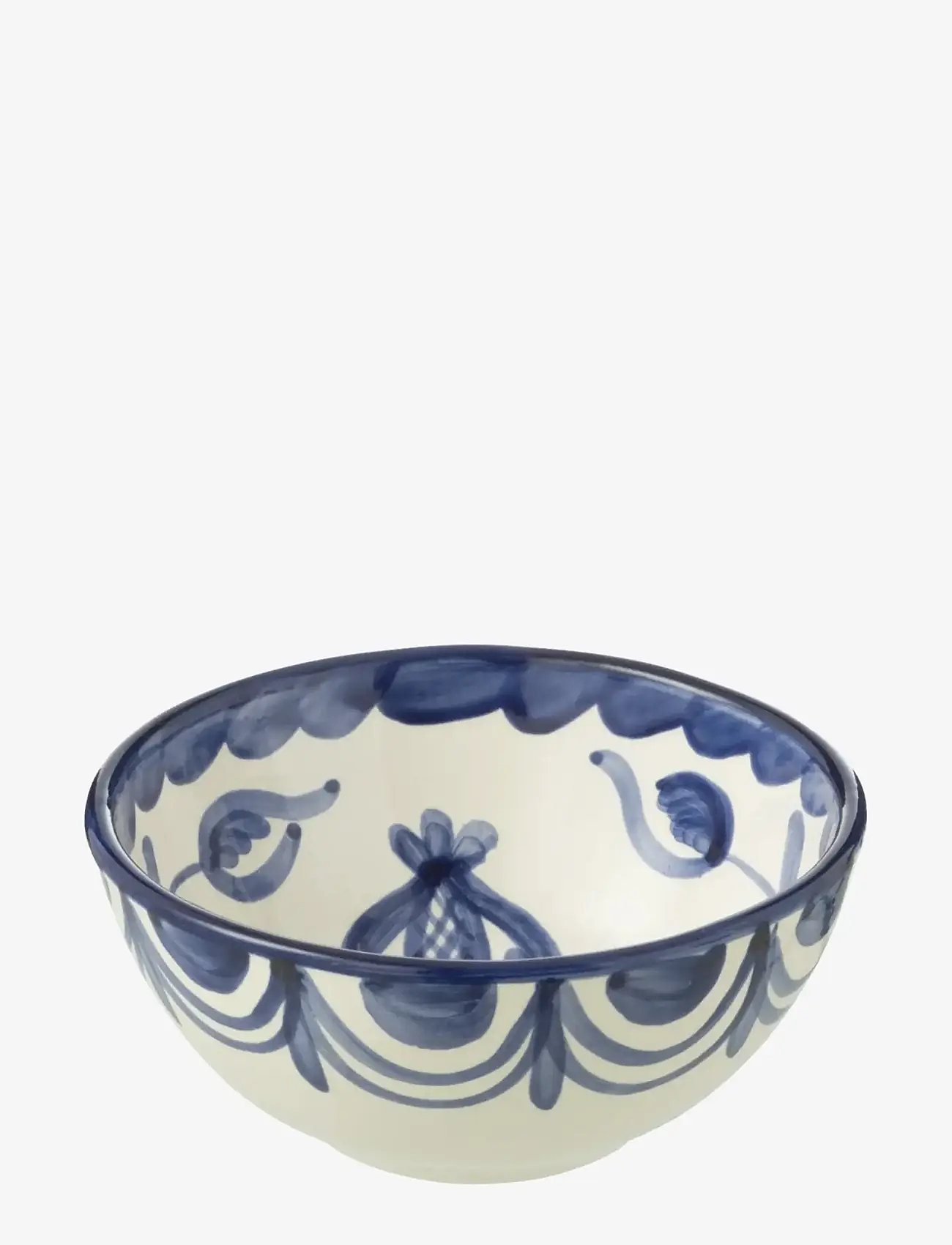 J-Line - BOWL GRANADA HI CER WH/BLU S - obstschalen - multi - 1
