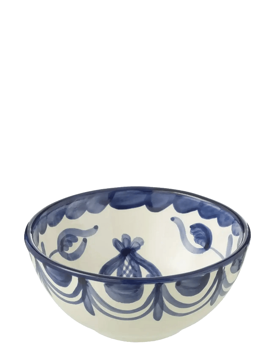 J-Line - BOWL GRANADA HI CER WH/BLU S - obstschalen - multi - 1
