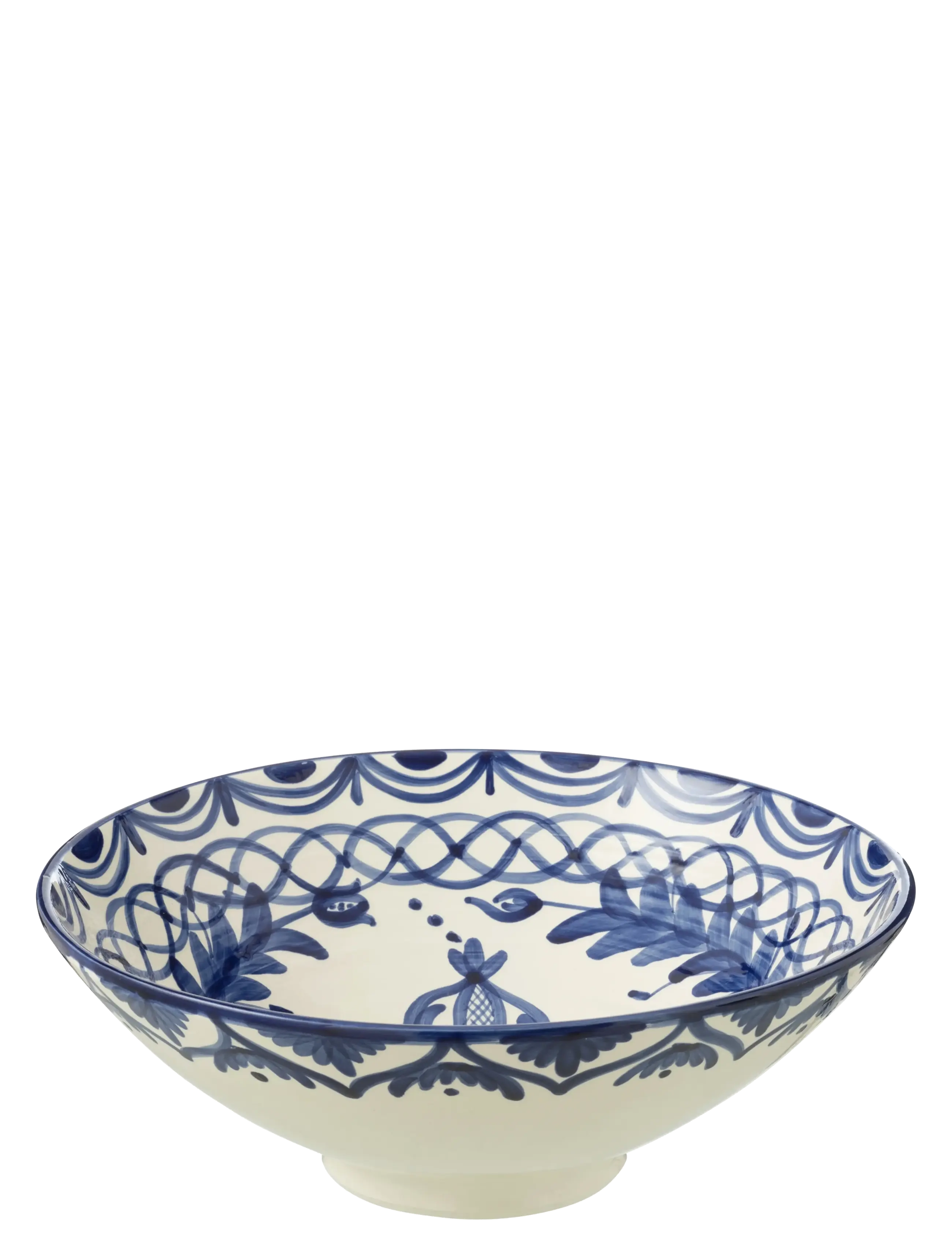 J-Line LEBRILLO BOWL GRANA CER WH/BLU - Fruit bowls - MULTI / multi