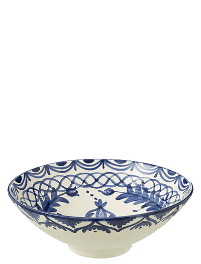 J-Line LEBRILLO BOWL GRANA CER WH/BLU - Obstschalen - MULTI / multi