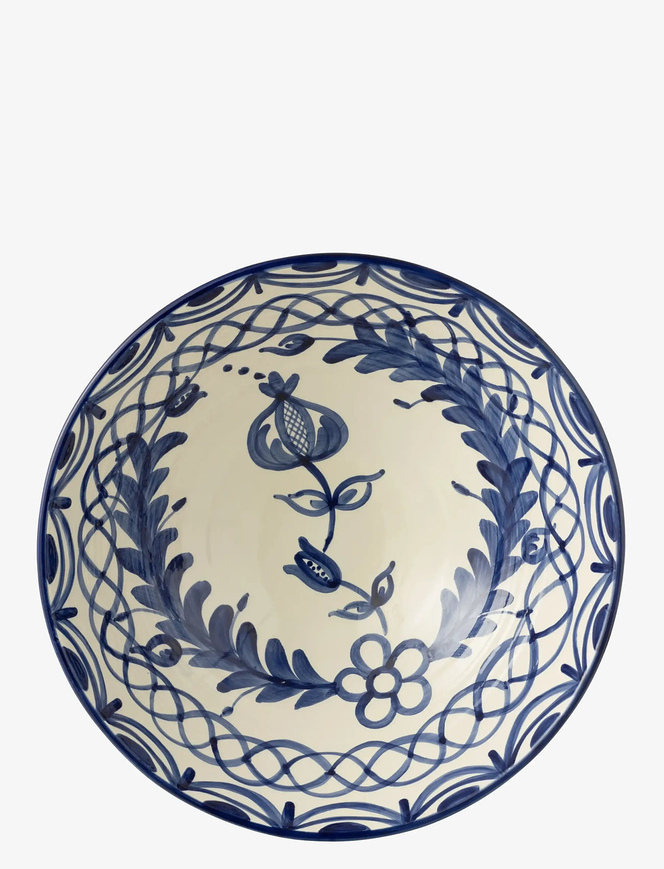 J-Line - LEBRILLO BOWL GRANA CER WH/BLU - corbeille à fruits - multi - 2