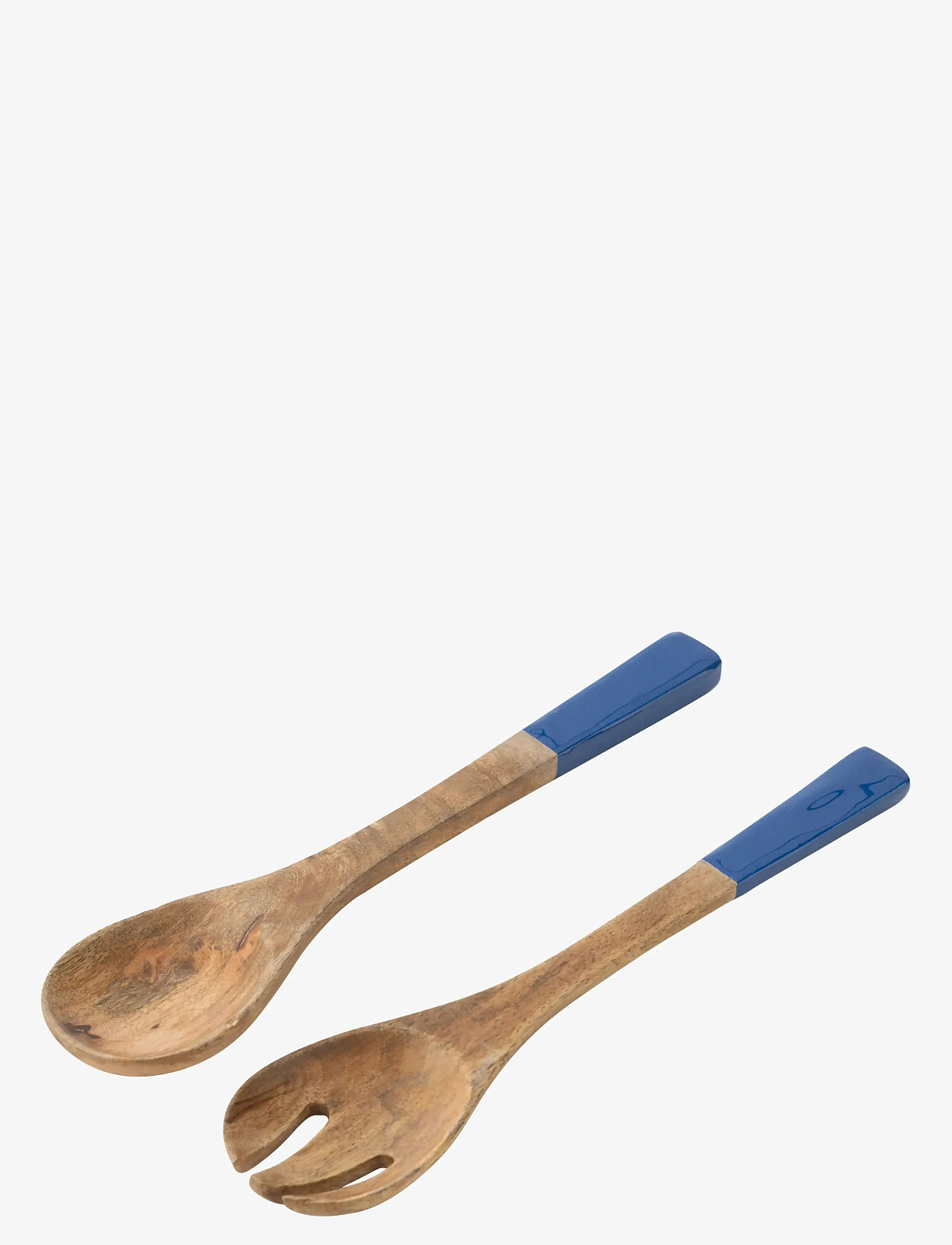 J-Line - S/2 SALAD SERVER MANG WD BL/NA - salatilusikad - blue - 1