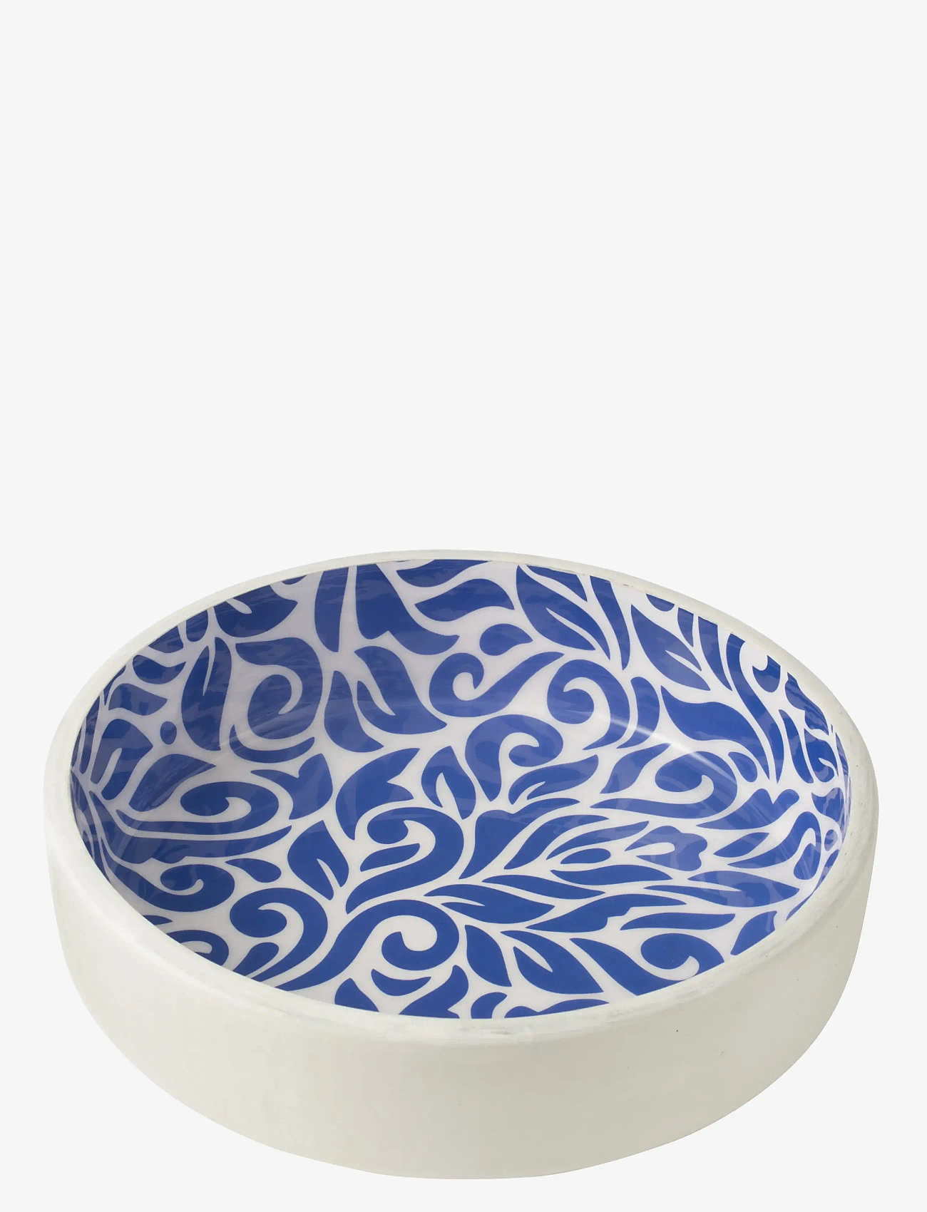 J-Line - SALAD BOWL FLORAL MAN WD BL/W - salade kommen - blue - 2