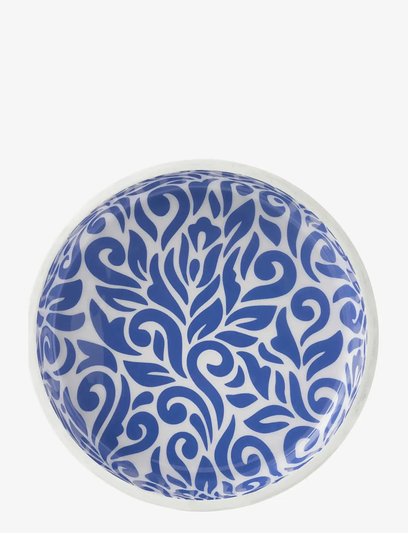 J-Line - SALAD BOWL FLORAL MAN WD BL/W - salade kommen - blue - 3