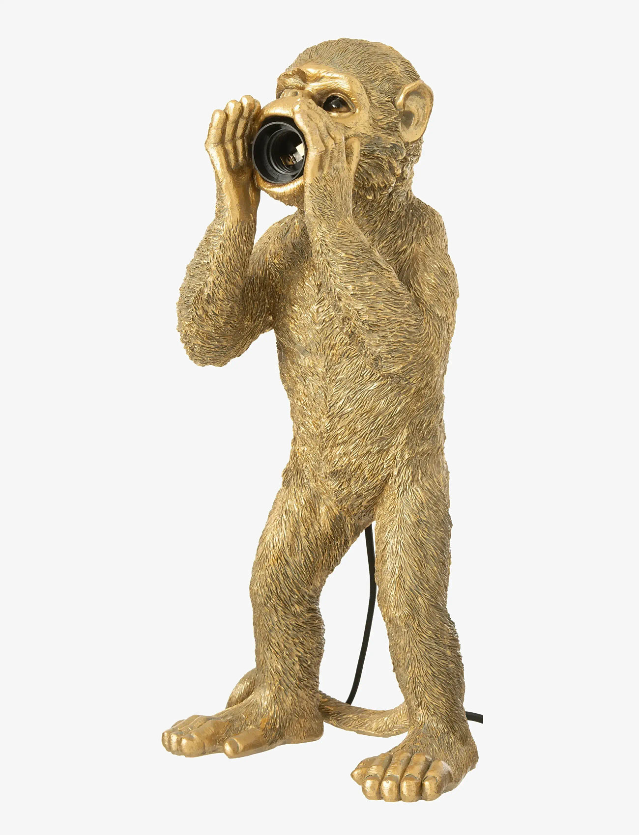 J-Line - TABLE LAMP MONKEY POLYRESIN GOLD - bordlamper - gold - 2