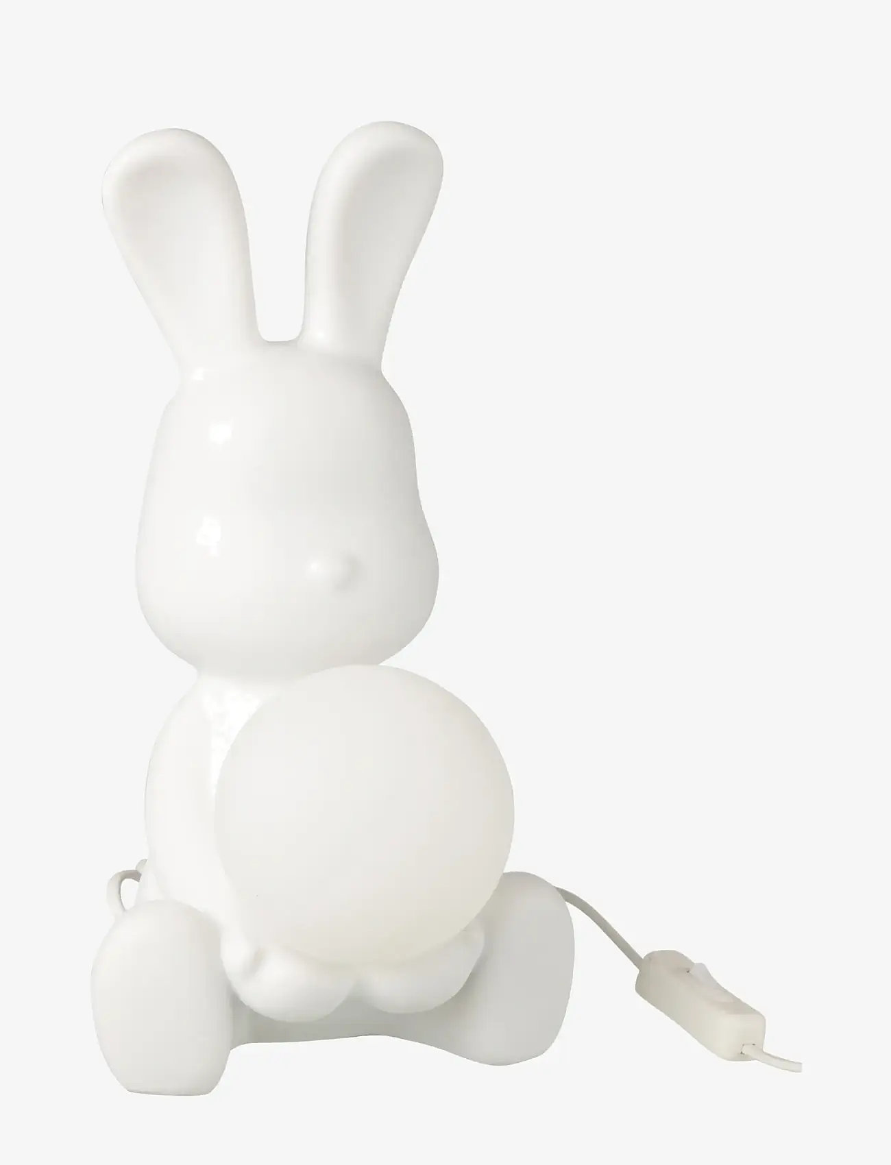 J-Line - TABLE LAMP RABBIT POLYRESIN WHITE - tischlampen - white - 2