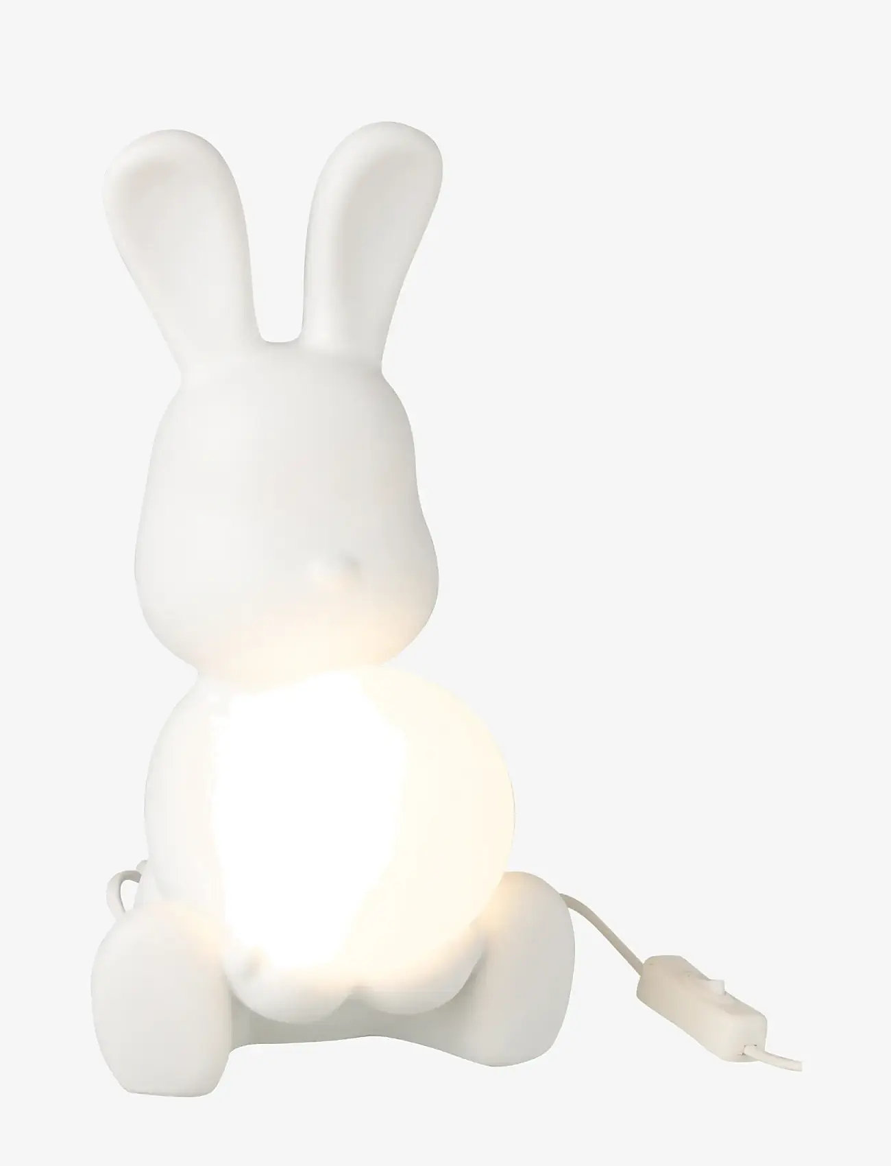J-Line - TABLE LAMP RABBIT POLYRESIN WHITE - tischlampen - white - 1