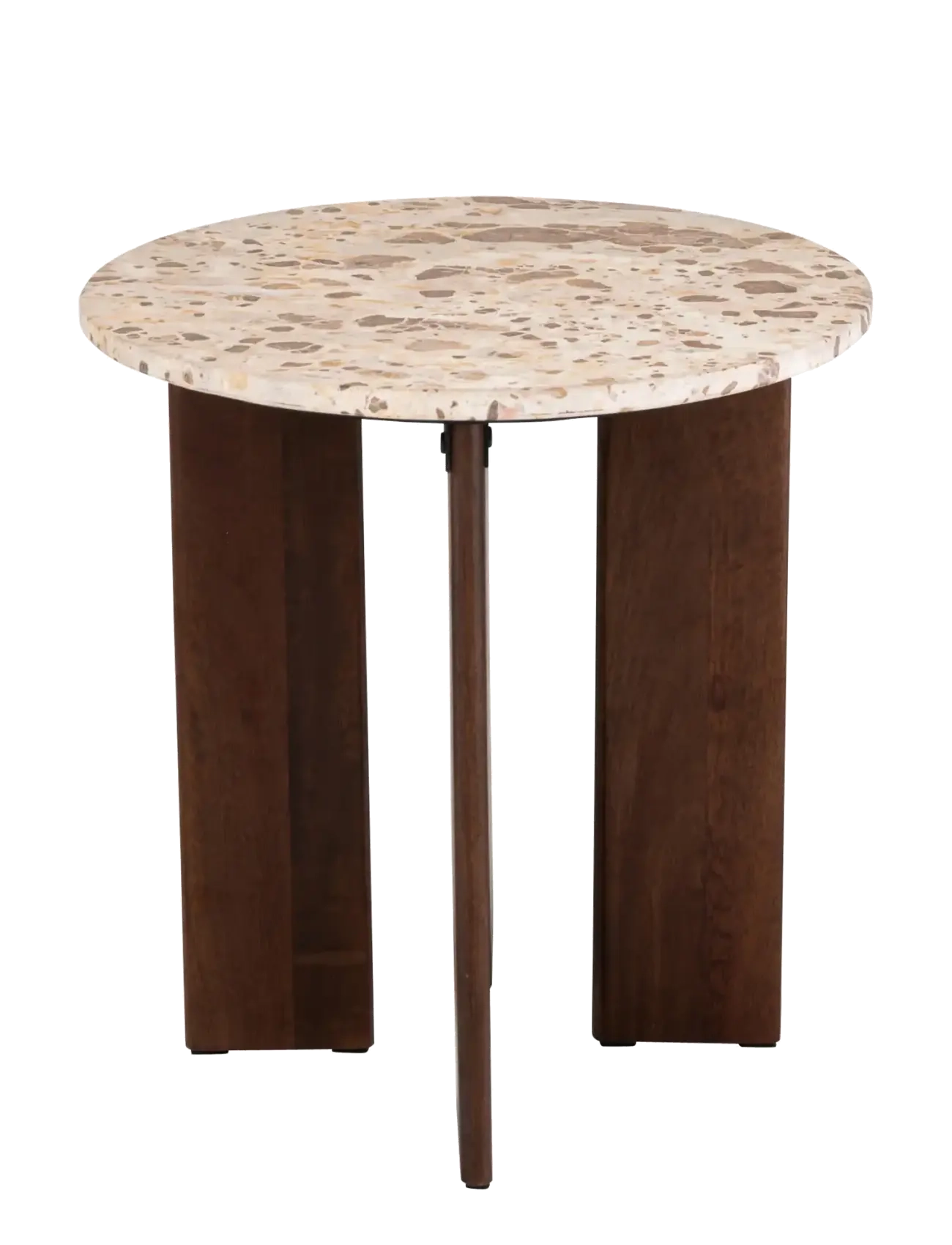 J-Line - SID TAB MATHILDE MARB NAT/BEI - beistelltische & kleine tische - natural - 1