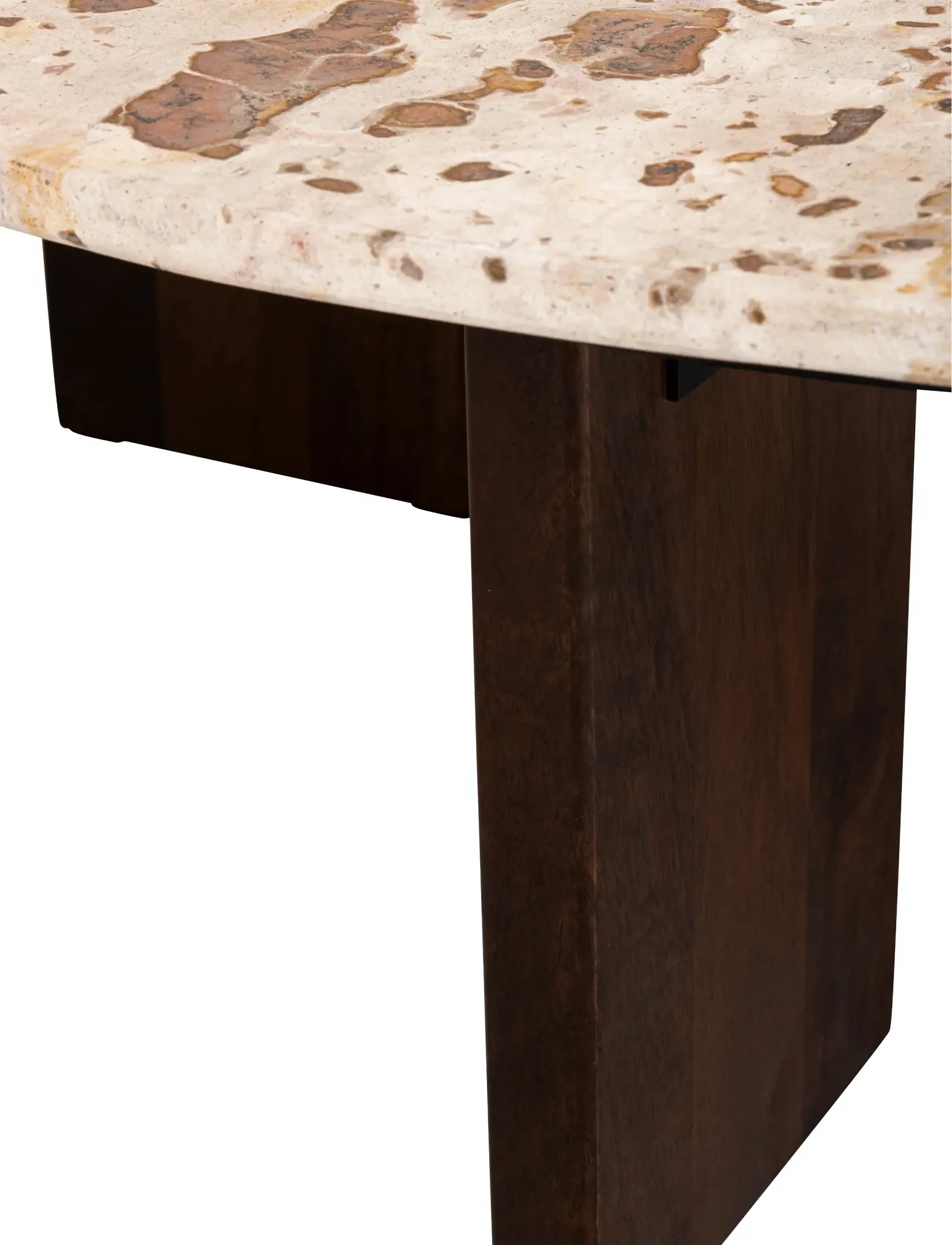 J-Line - COF TAB MATHILDE MARB NAT/BEI - soffbord - natural - 5