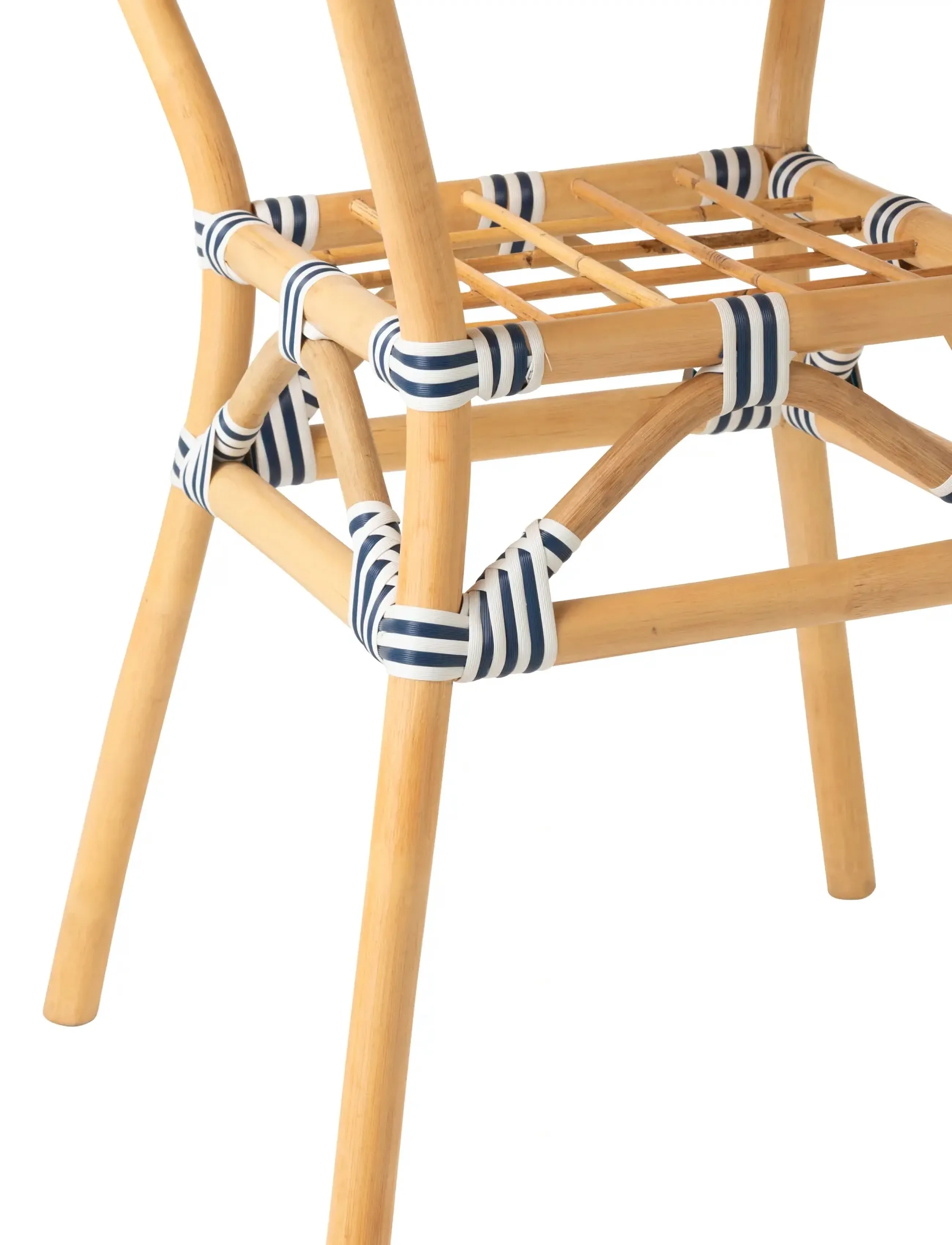 J-Line - DINING TABLE GEO RND RAT BL/WH - matbord - blue - 4