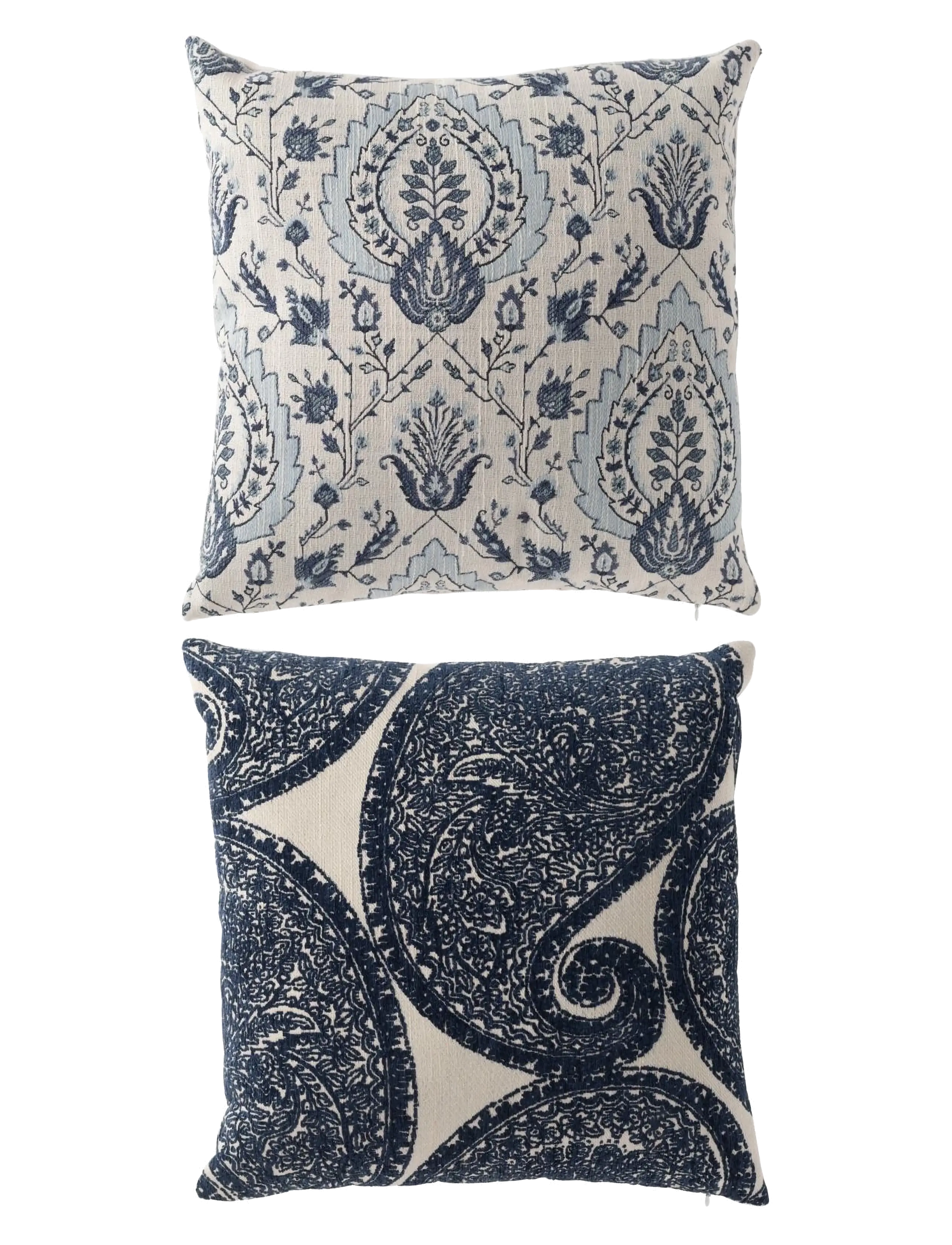 J-Line S/2 Cush Floral Pattern Bl/Wh, Pudder, Blå, Str: W45CM