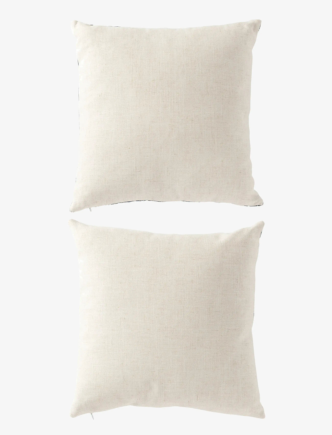 J-Line - S/2 CUSH FLORAL PATTERN BL/WH - cushions - blue - 2