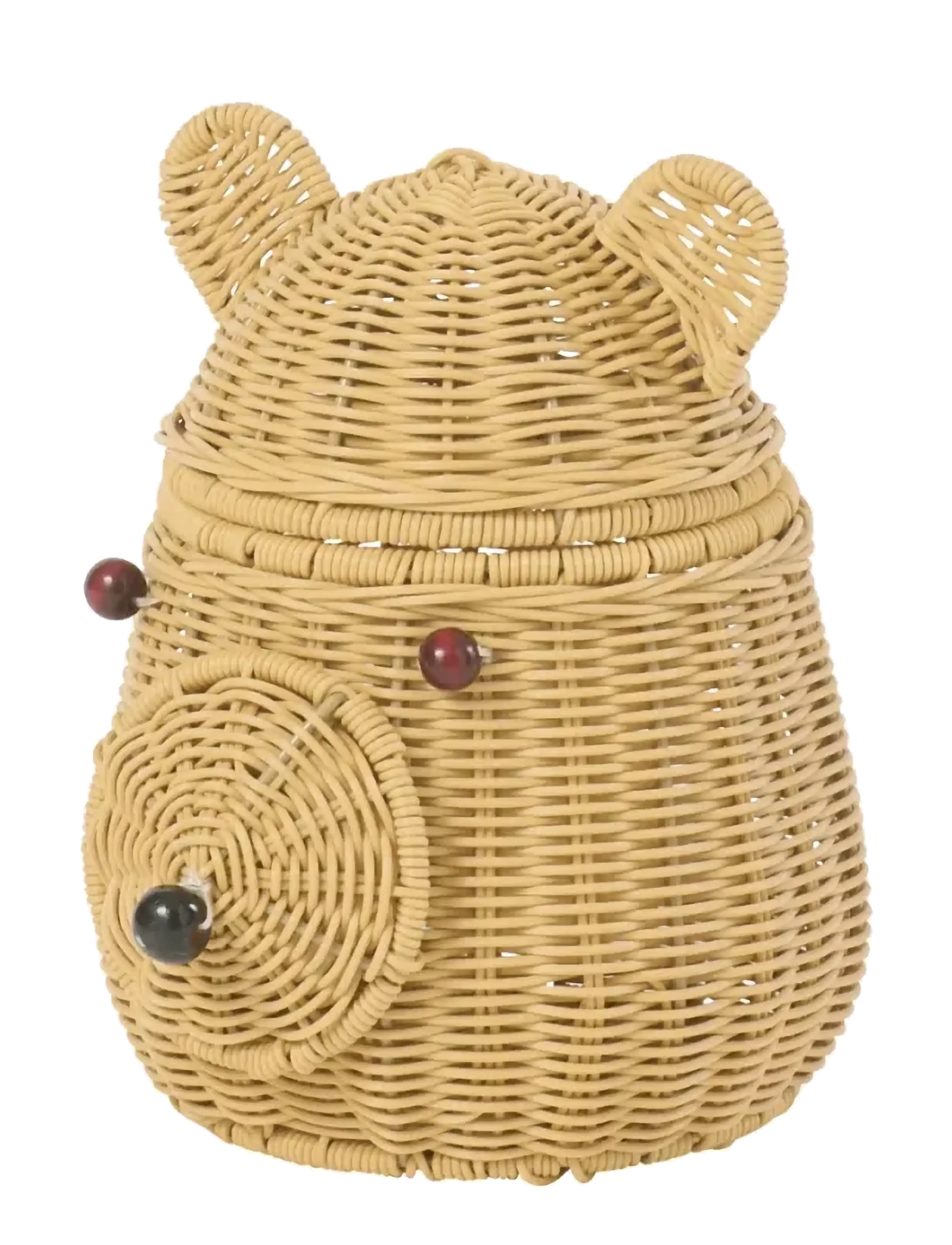 J-Line Basket Bear Synthetic Natural, Opbevaringskurv, Str: ONE SIZE