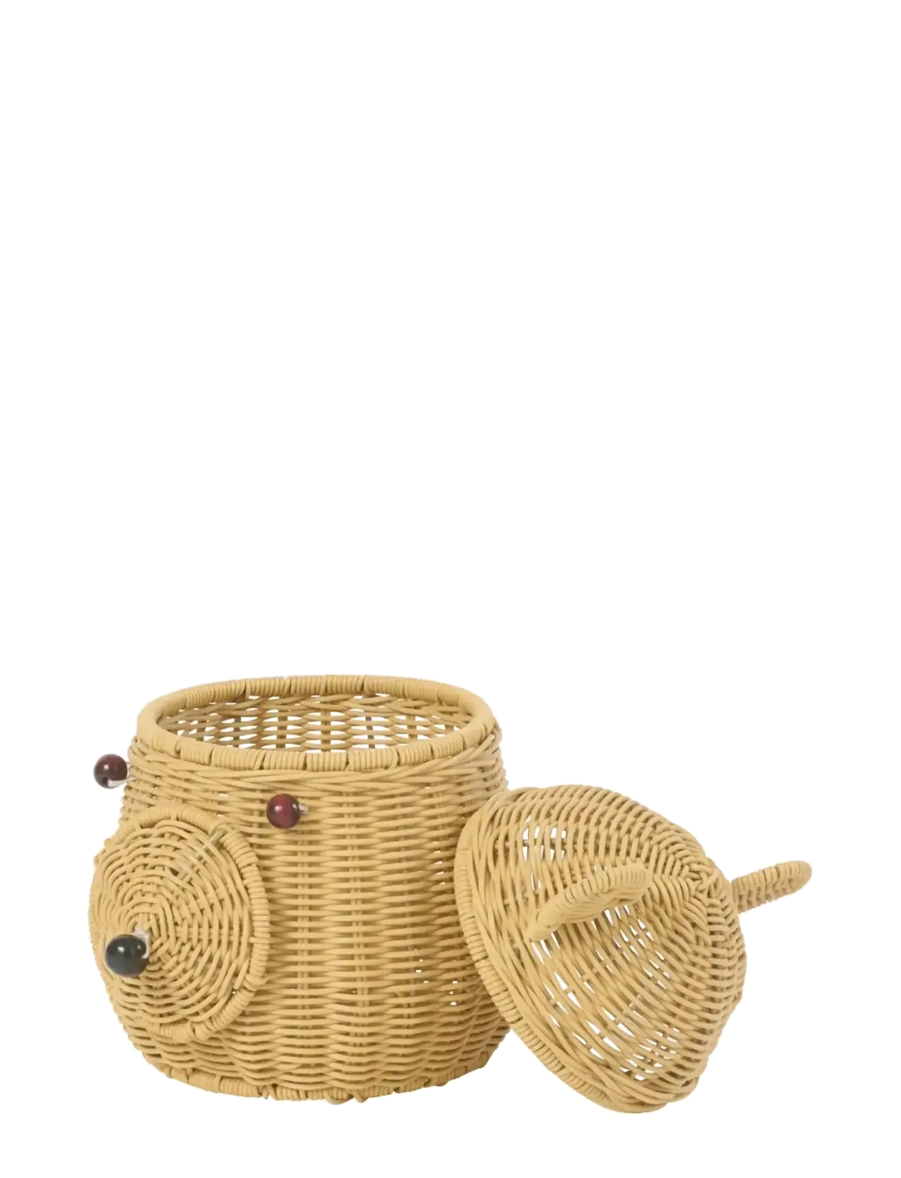 J-Line - BASKET BEAR SYNTHETIC NATURAL - aufbewahrungskörbe - nature - 2