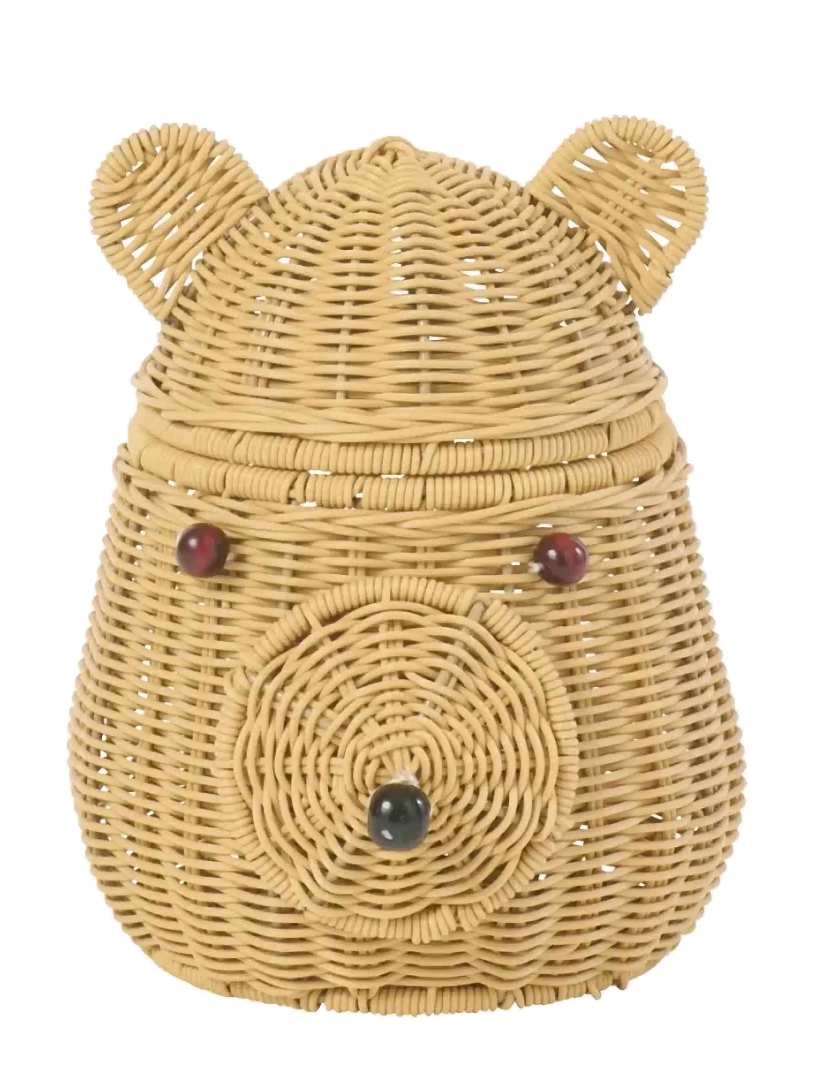 J-Line - BASKET BEAR SYNTHETIC NATURAL - aufbewahrungskörbe - nature - 4
