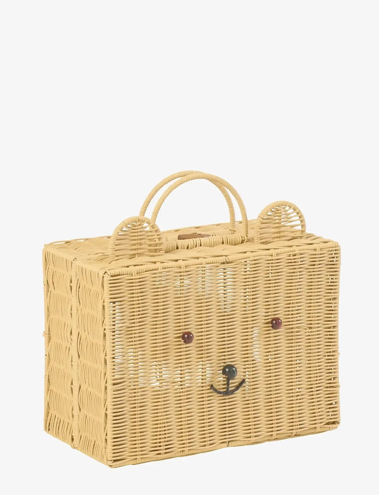 J-Line - BASKET SUITCASE SYNTHETIC NATURAL SMALL - opbevaringskurve - nature - 1