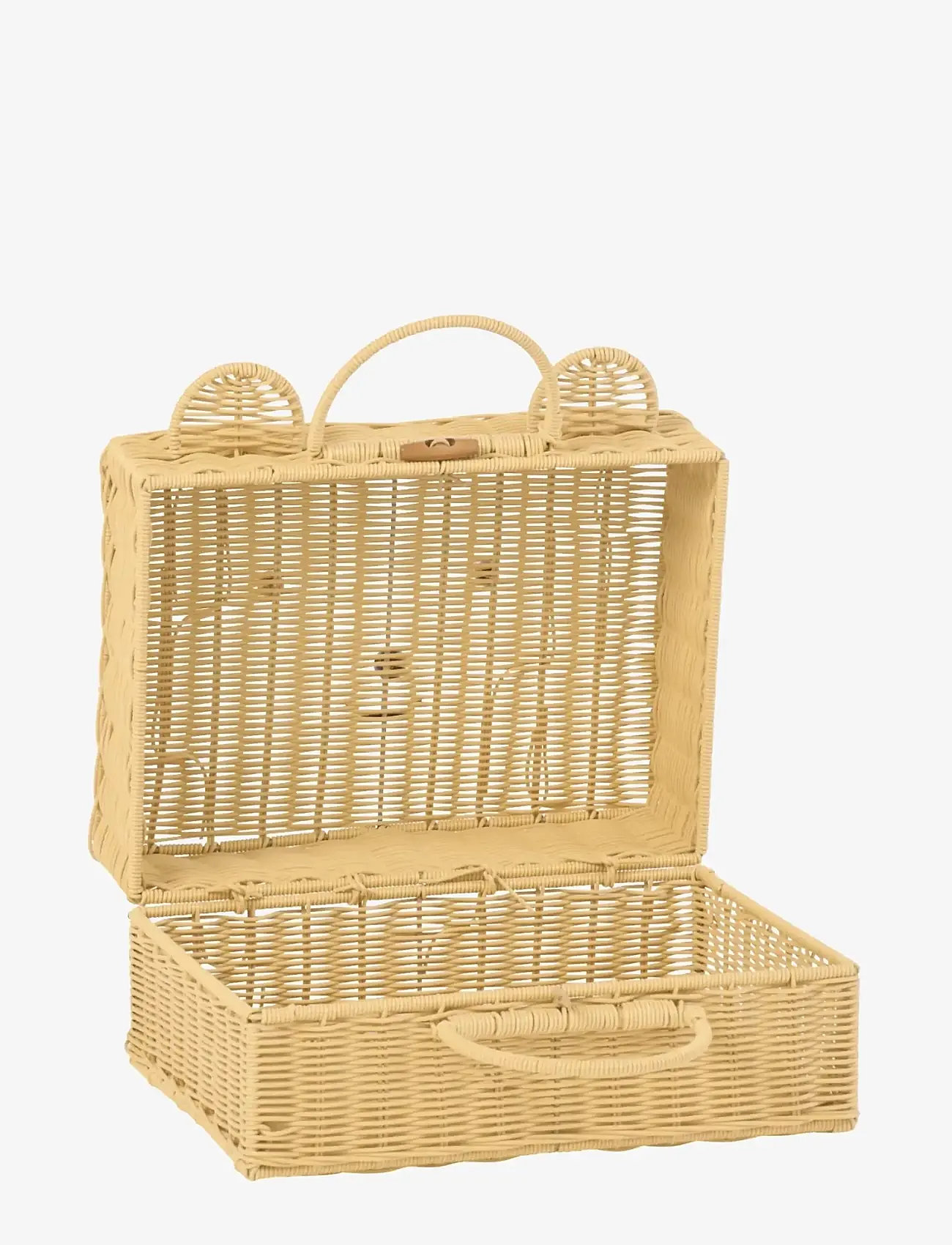 J-Line - BASKET SUITCASE SYNTHETIC NATURAL SMALL - opbevaringskurve - nature - 2