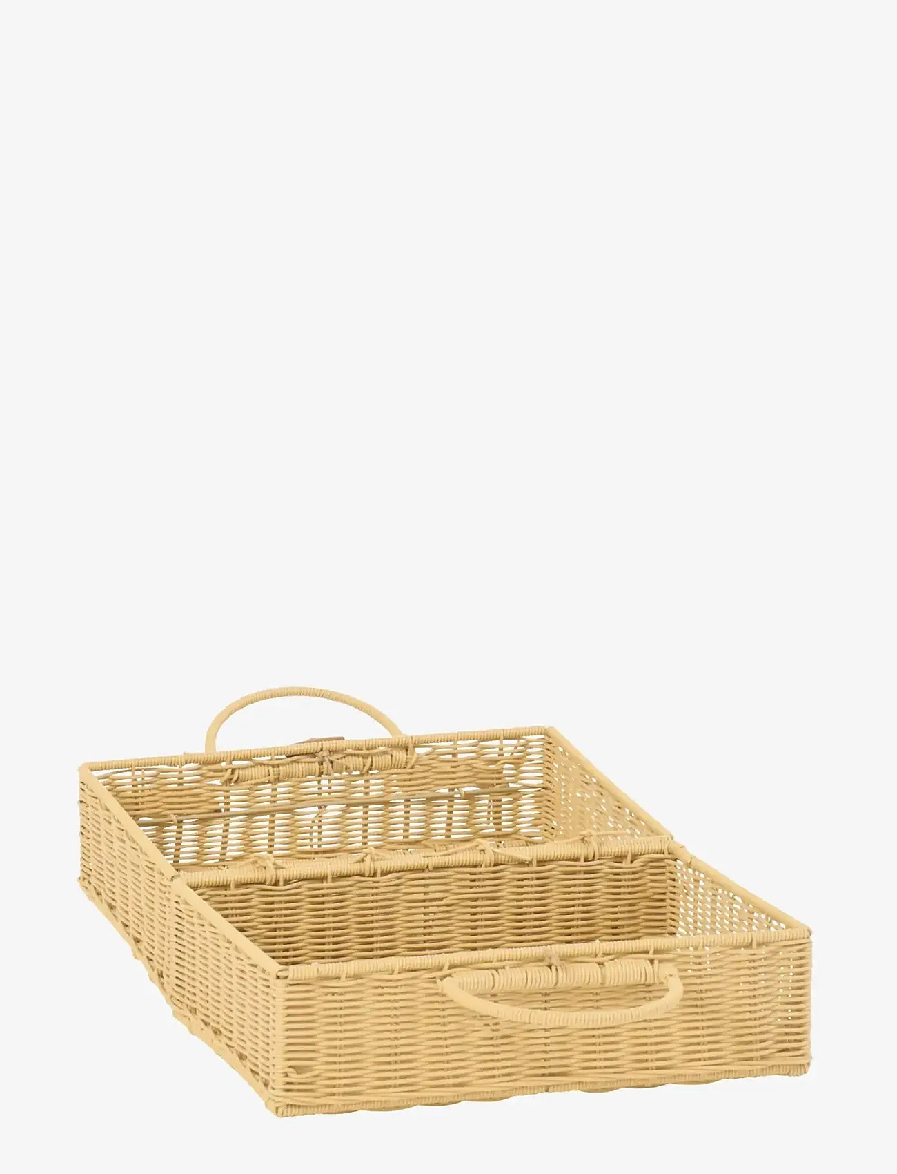 J-Line - BASKET SUITCASE SYNTHETIC NATURAL SMALL - opbevaringskurve - nature - 3