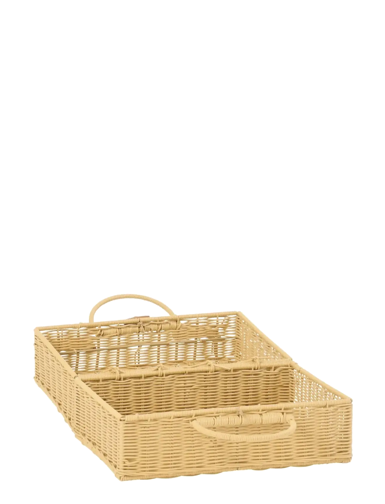 J-Line - BASKET SUITCASE SYNTHETIC NATURAL SMALL - opbergmanden - nature - 3