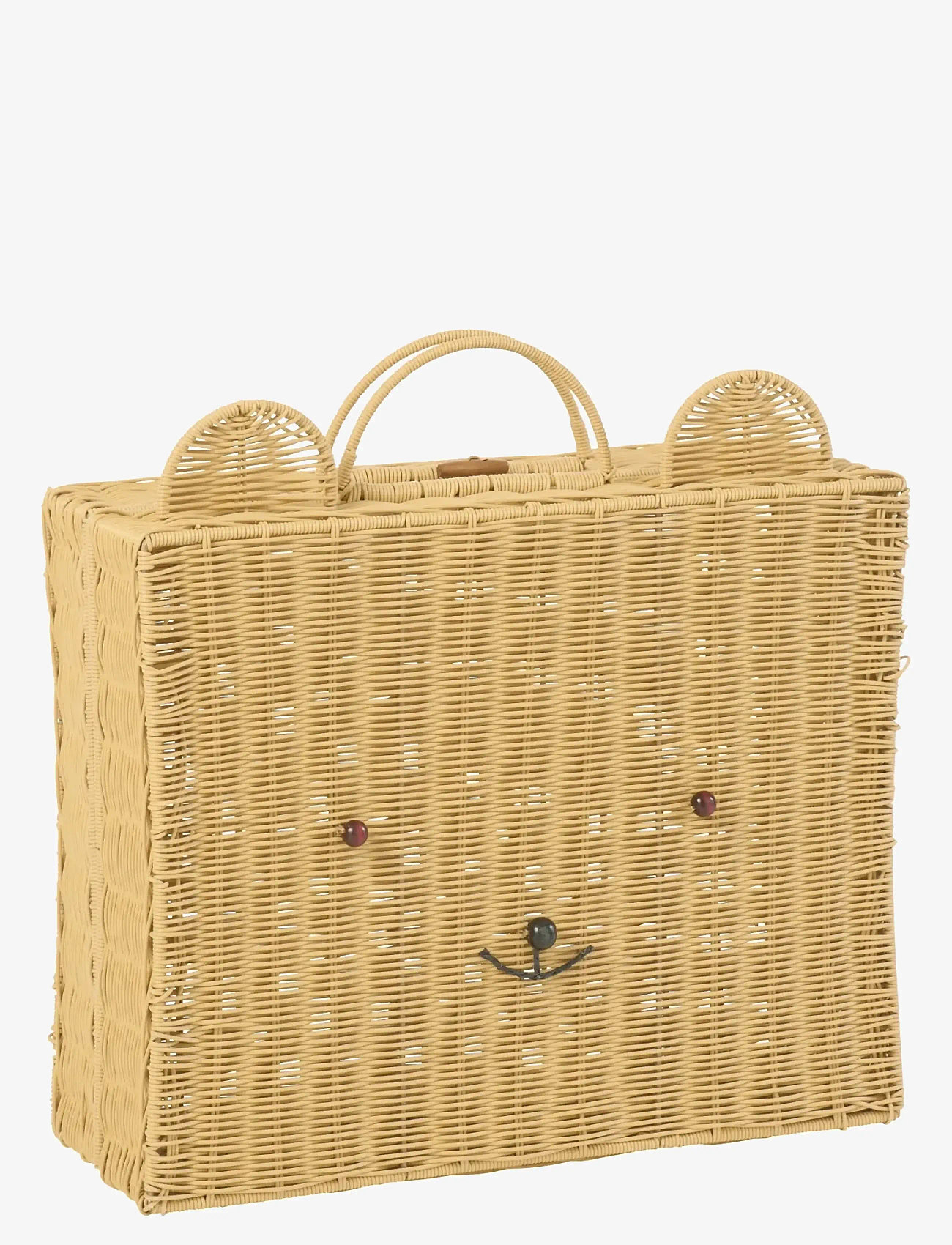 J-Line - BASKET SUITCASE SYNTHETIC NATURAL LARGE - opbevaringskurve - nature - 1