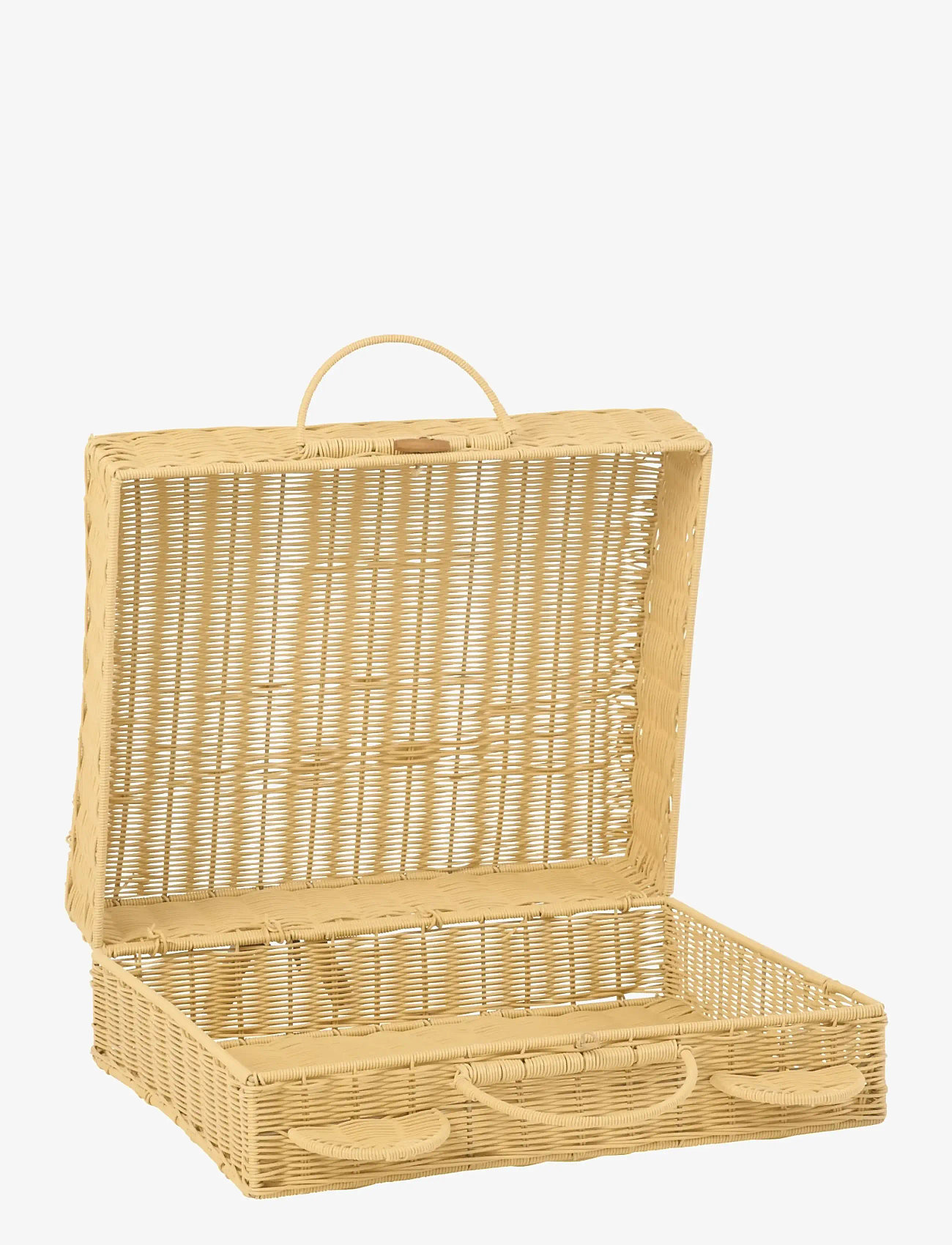 J-Line - BASKET SUITCASE SYNTHETIC NATURAL LARGE - opbevaringskurve - nature - 2